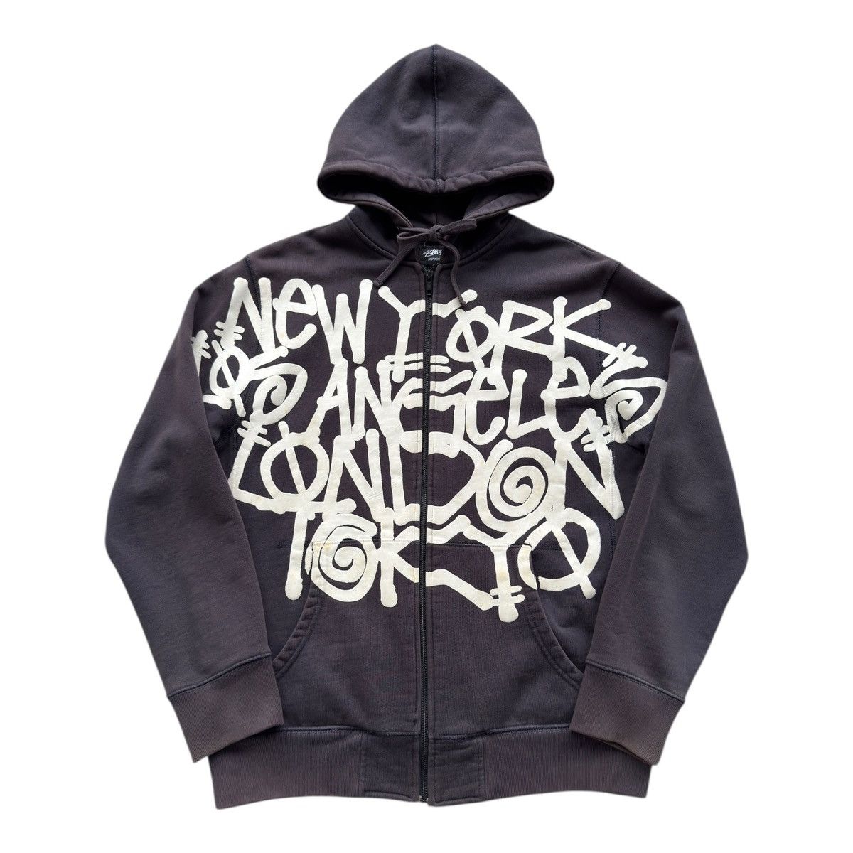 Stussy Vintage 2000s Stussy X Futura All Over Print Hoodie | Grailed