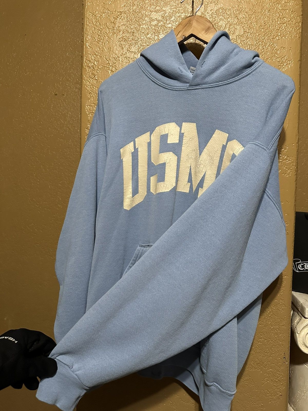 Vintage 🪖 GRAIL vintage 90s USMC military pullover hoodie large Size US L / EU 52-54 / 3 - 3 Thumbnail