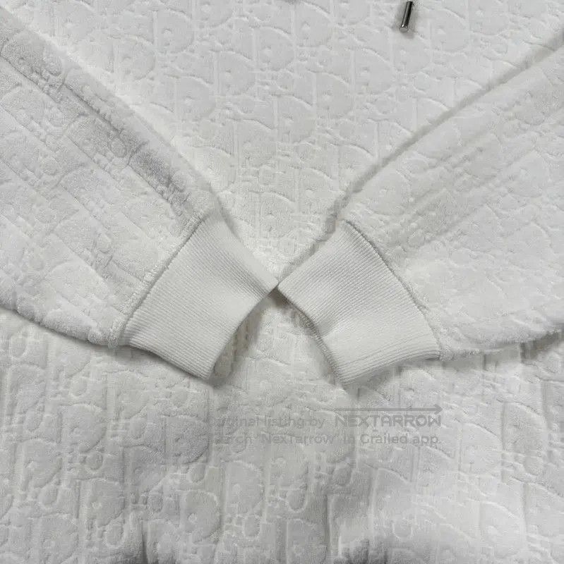 Dior White Cotton Men's Hoodie .