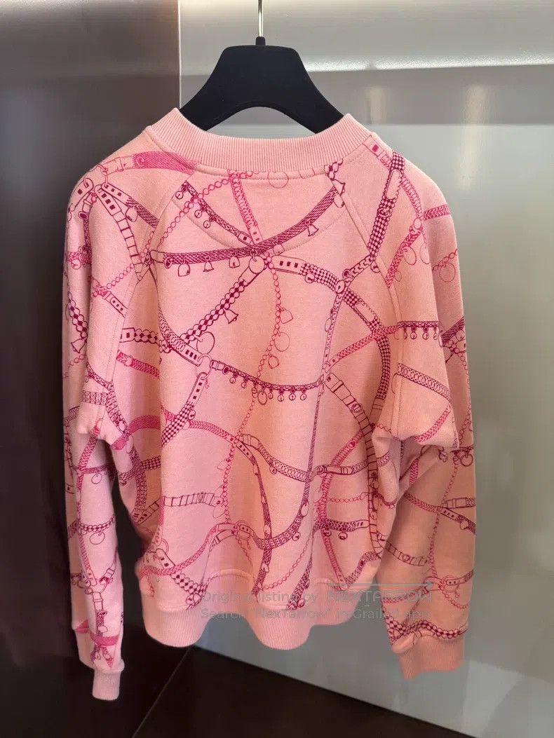 Hermes Hermes Chain print sweatshirt Size S / US 4 / IT 40 - 5 Thumbnail