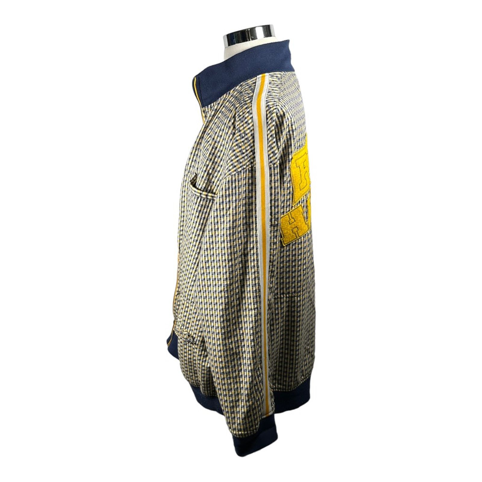 Nike Nike Mens Harlem Rens Jacket Vintage Blue Yellow Stripe XXL Size US XXL / EU 58 / 5 - 3 Thumbnail