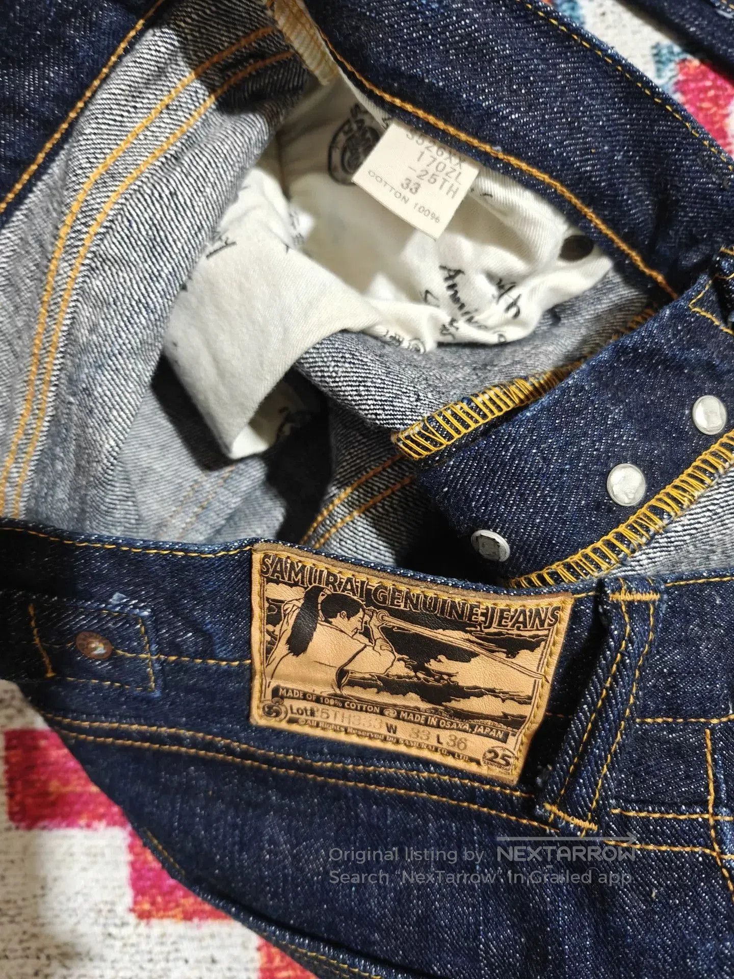 Samurai Jeans Samurai Jeans 25th Anniversary S526XX 17oz. Size US 33 - 7 Thumbnail