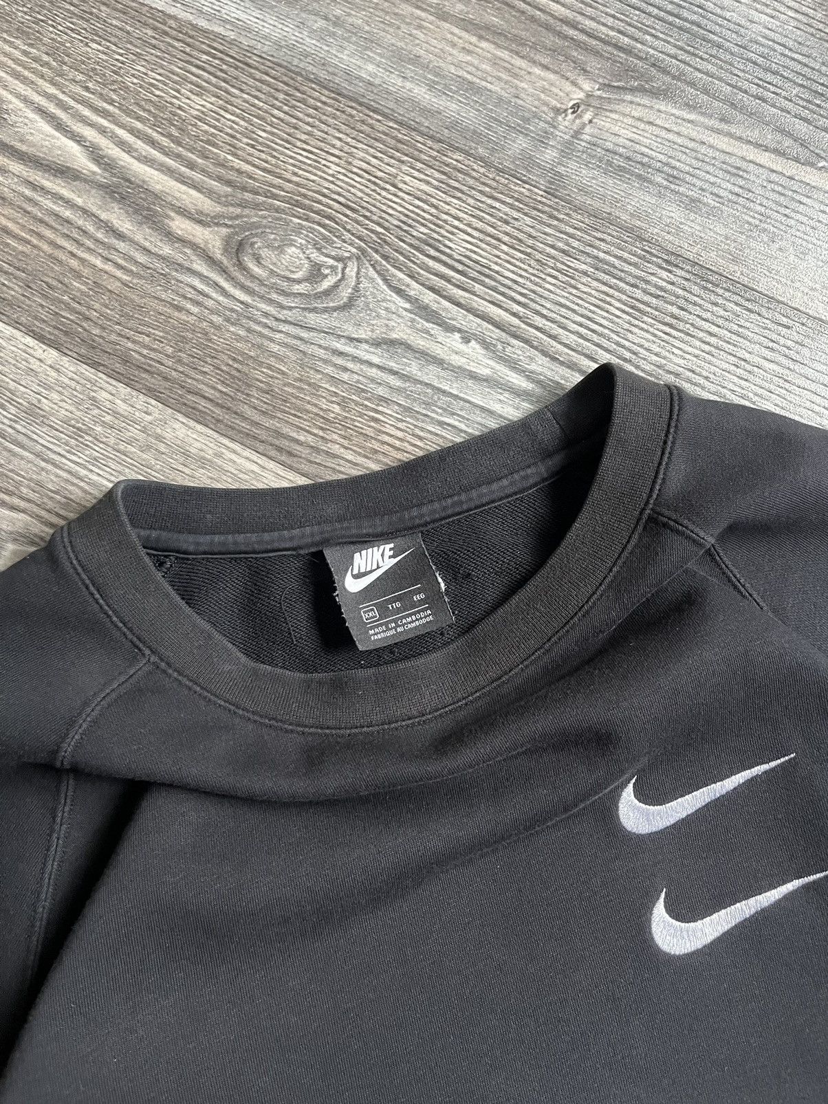 Nike NIKE Y2K DOUBLE SWOOSH BAGGY SWEATSHIRT Size US XXL / EU 58 / 5 - 5 Thumbnail