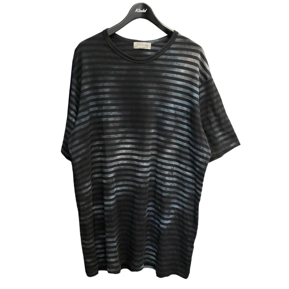 Yohji Yamamoto pour homme 23SS striped crew neck T-shirt