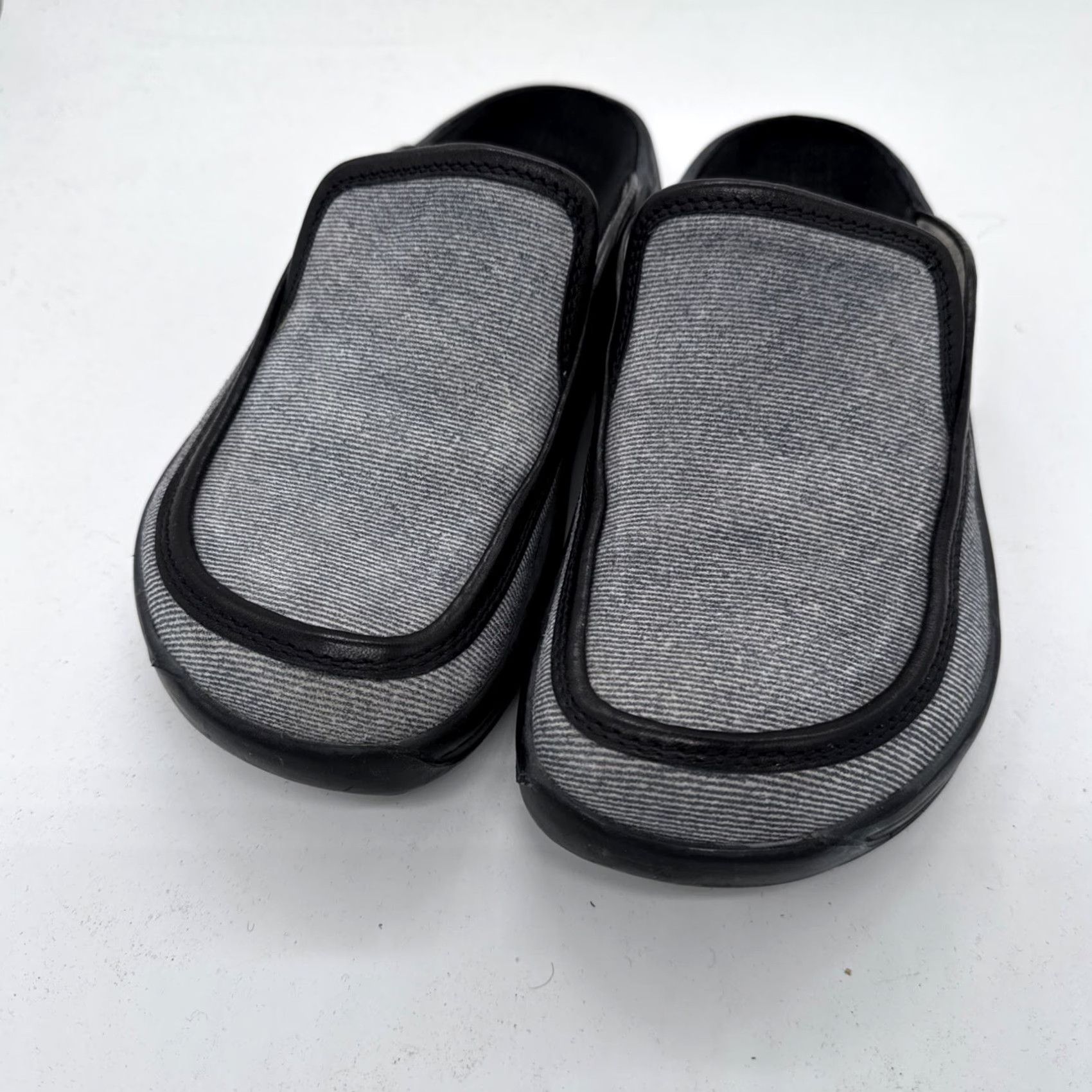 Birkenstock Tatami Birkenstock Tatami Clog Blue Pinstripe Slip On Women Size 39/US 8 Vintage.Discontinued Arch Support Comfort Suede Leather Insole Size US 8 / IT 38 - 4 Thumbnail