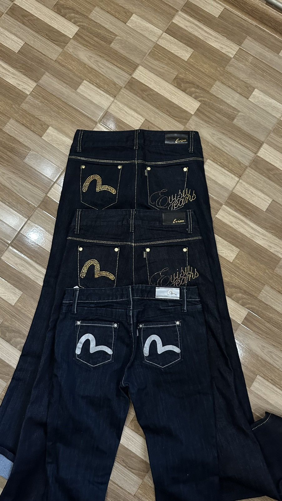 Evisu Evisu Donna Vintage Jeans Lot 3 Pairs !!!!!! Size 27" / US 4 / IT 40 - 3 Thumbnail