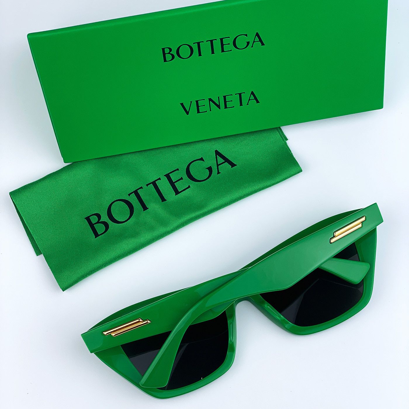 Bottega Veneta NEW Bottega Veneta BV1121S 005 Vat Eye Unisex Sunglasses Size ONE SIZE - 9 Thumbnail