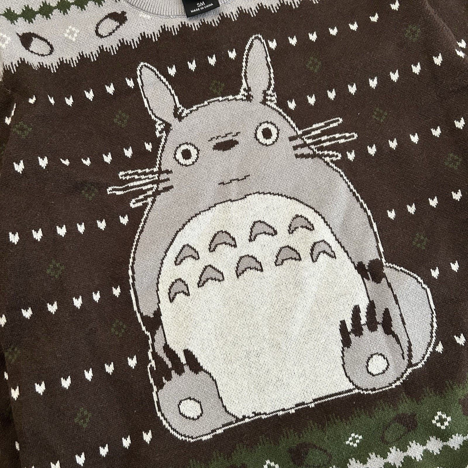 Other My Neighbor Totoro Studio Ghibli Box Lunch Fair Isle Sweater Size US S / EU 44-46 / 1 - 2 Thumbnail