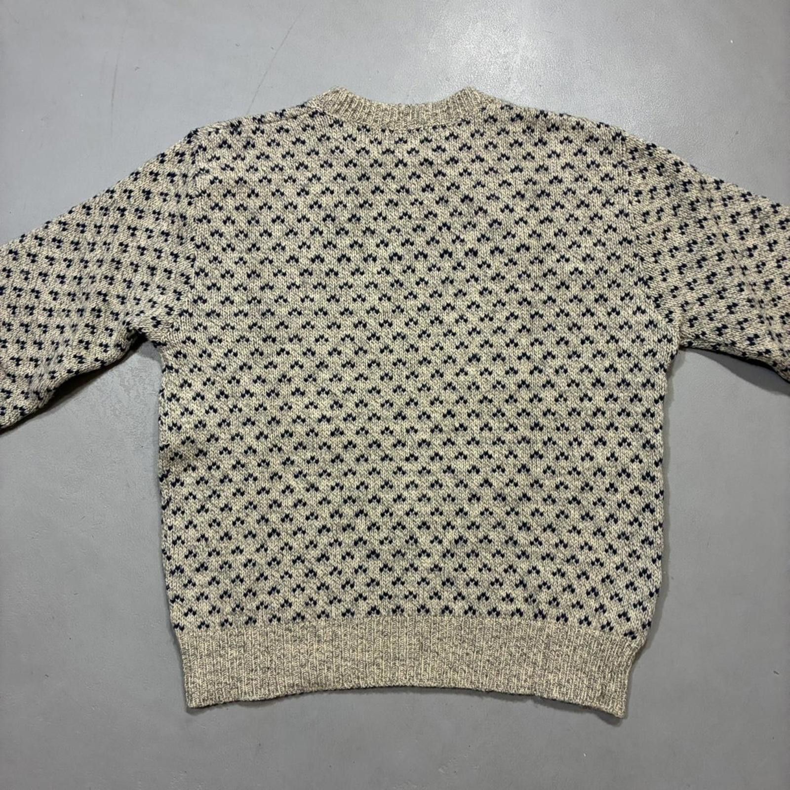 American Eagle Outfitters Vintage 1980's American Eagle Knit Wool Fishermans Sweater Size US L / EU 52-54 / 3 - 3 Thumbnail