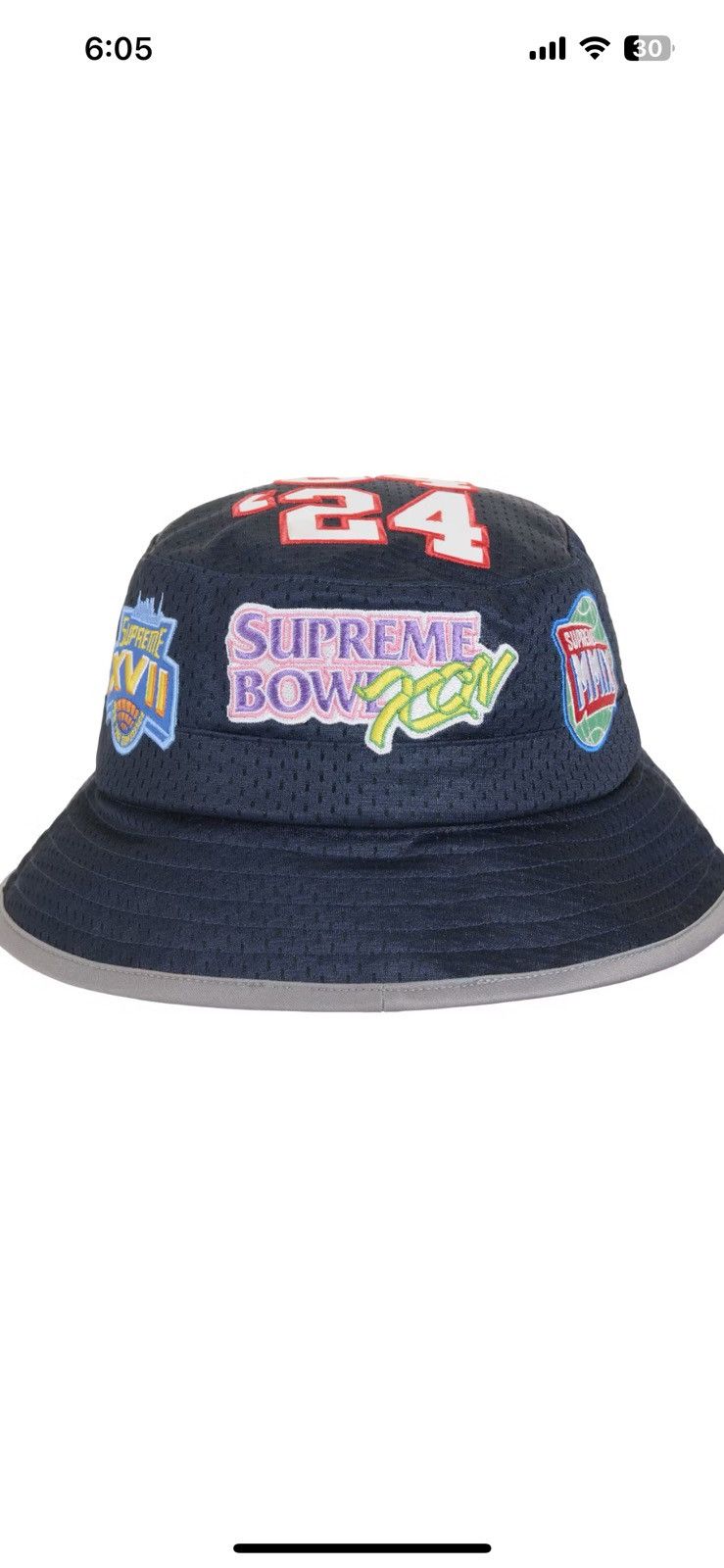 Supreme Supreme Playoffs Mesh Crusher Hat Size ONE SIZE - 13 Thumbnail