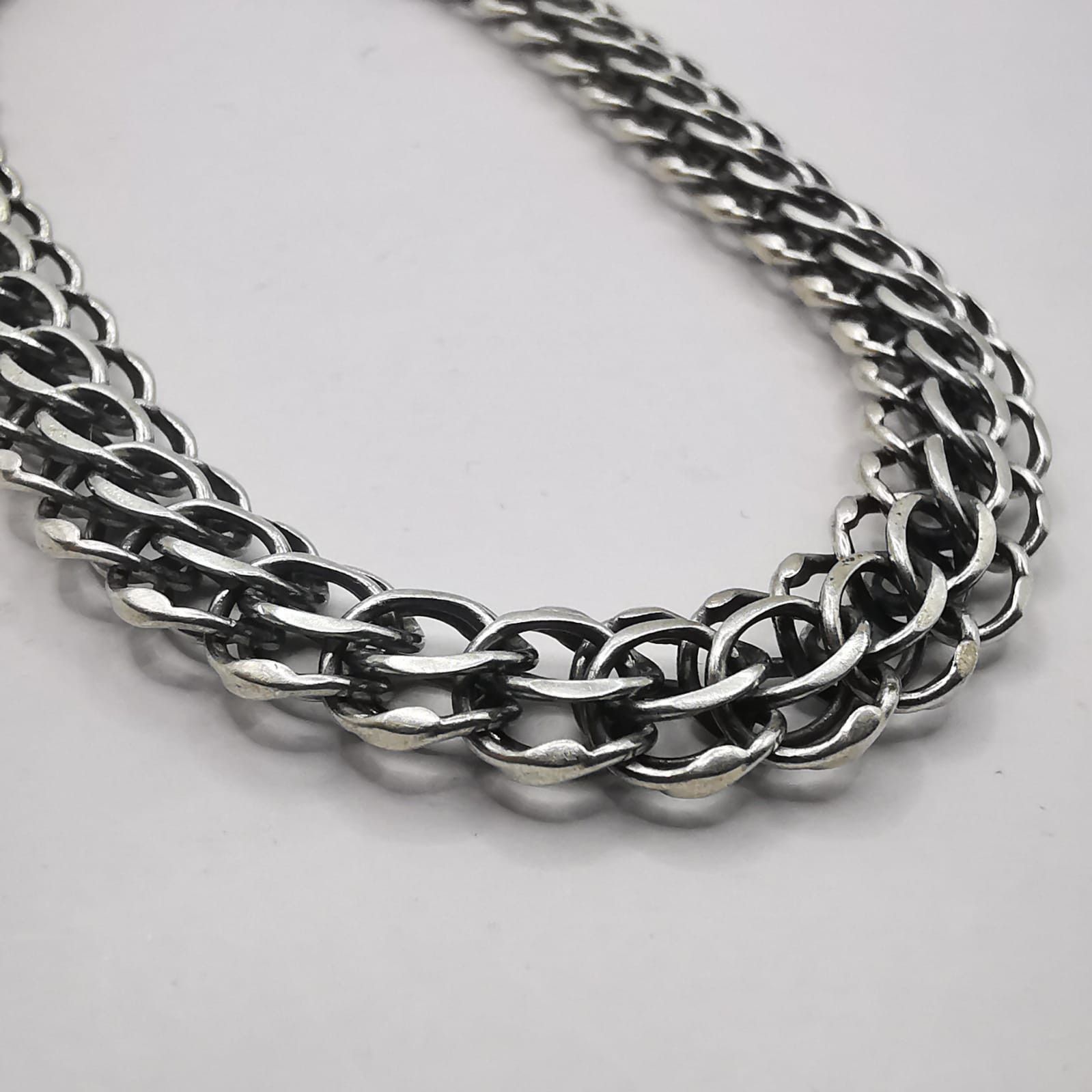 Sterling Silver × Vintage Vintage Bracelet Jewelry,925 Sterling Silver,Handmade 12,76g Size ONE SIZE - 2 Thumbnail