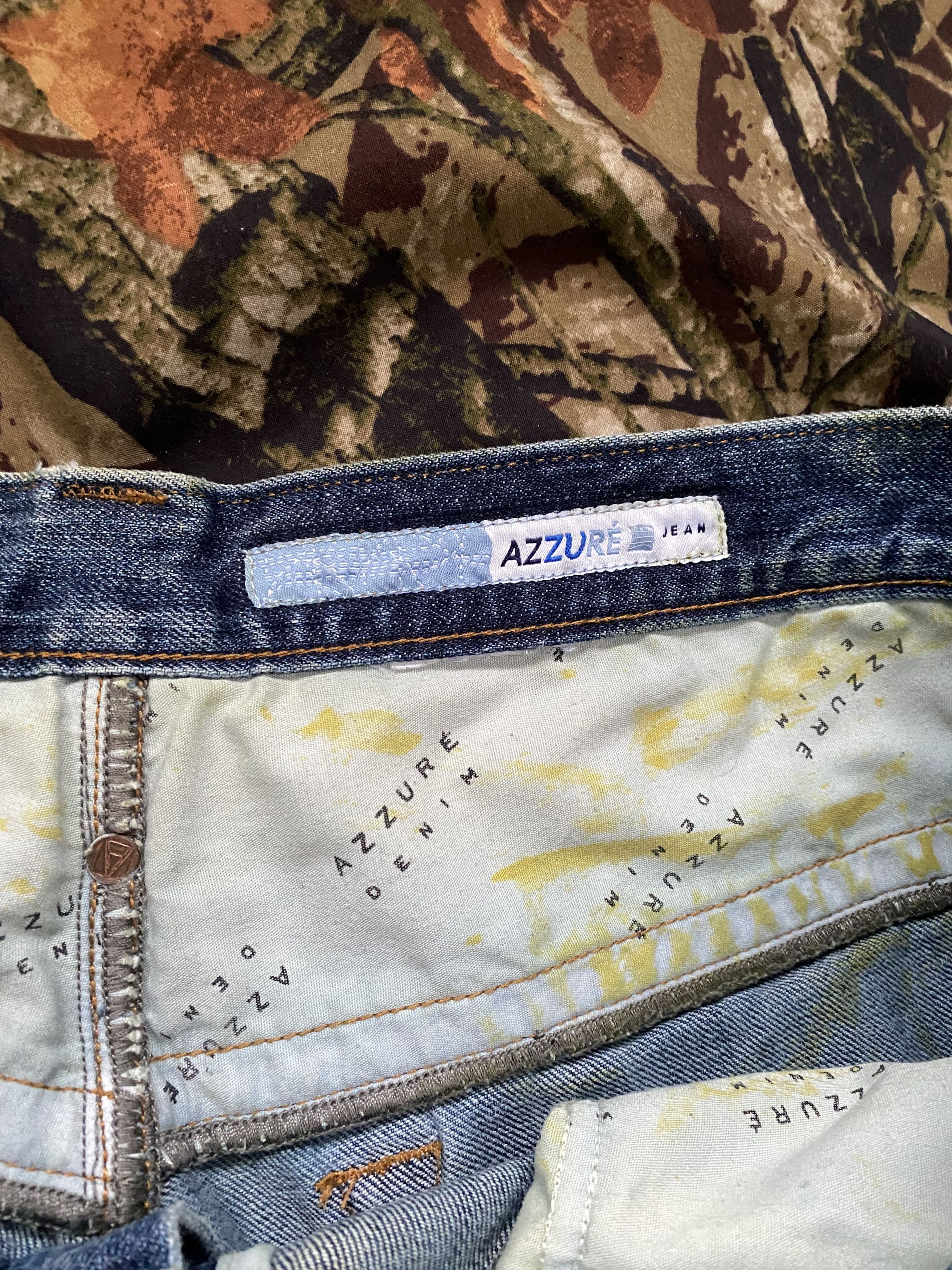 Affliction AZZURE DENIM BAGGY AF JEANS Size US 40 / EU 56 - 4 Thumbnail
