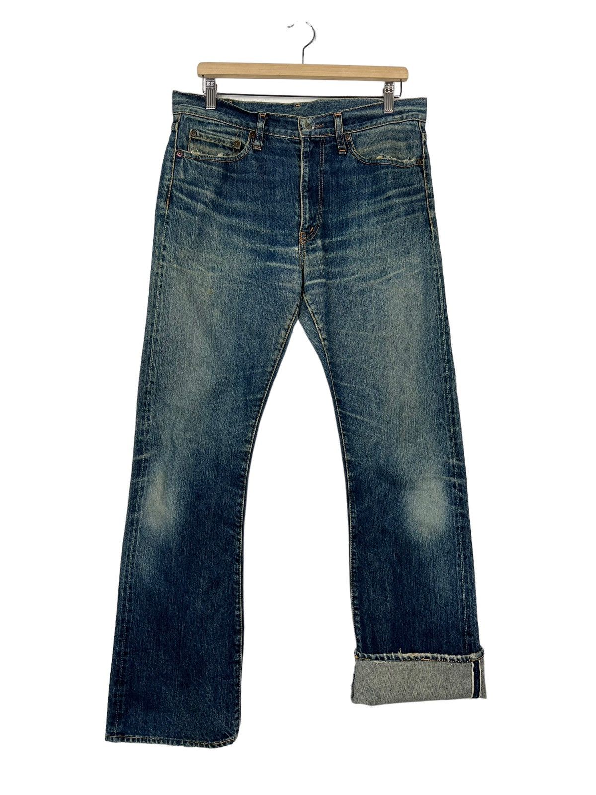 Kapital 🔥 KAPITAL DYED BROKEN DISTRESSED DENIM Size US 34 / EU 50 - 9 Thumbnail