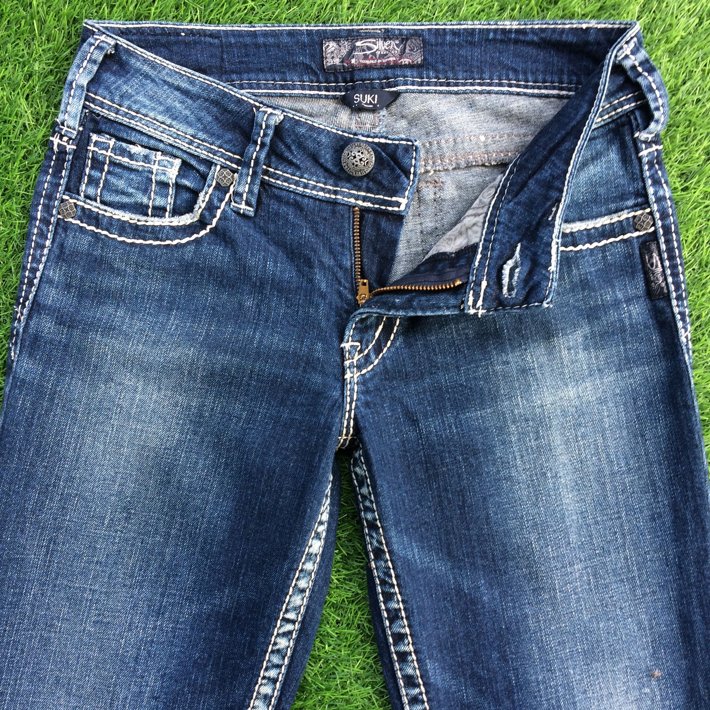 Designer × Silver Jeans Co. Silver Jeans Bootcut Stretch Jeans D-844 Size 27" / US 4 / IT 40 - 3 Thumbnail