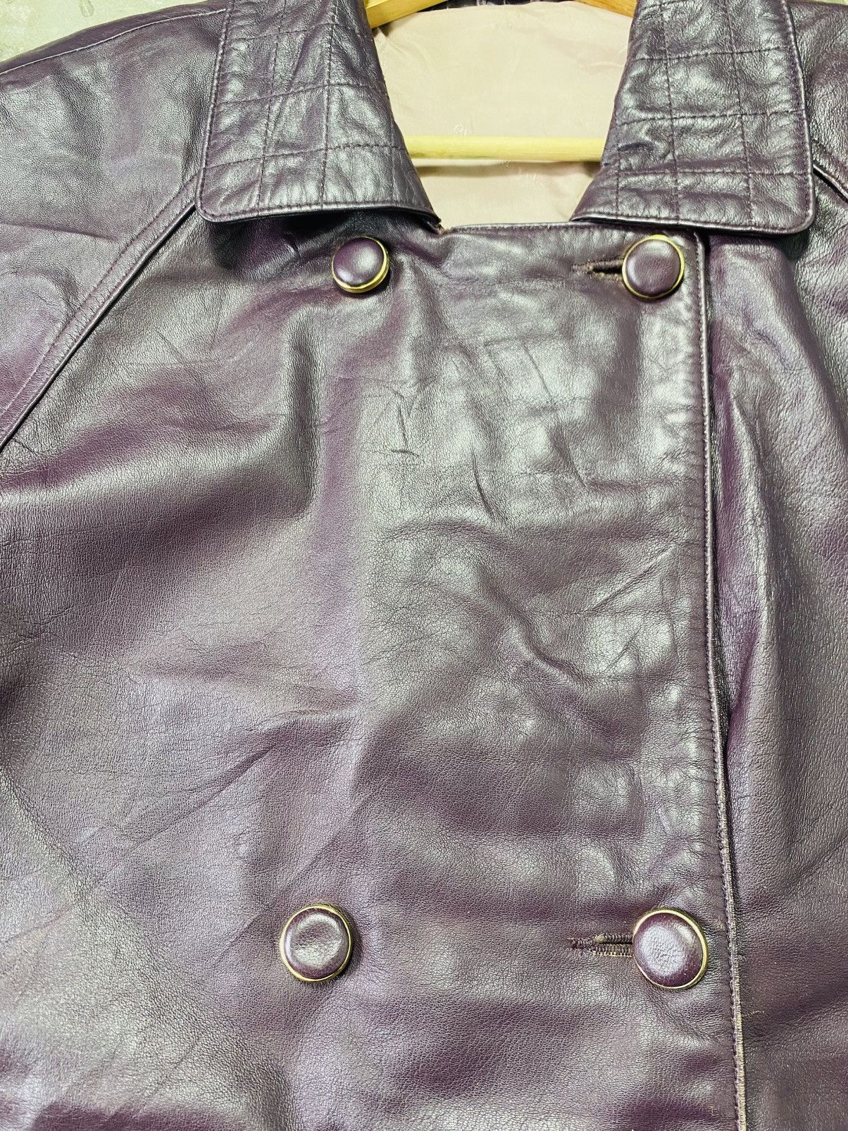 Gianni Valentino Rare Vintage Gianni Valentino Leather Jacket Size L / US 10 / IT 46 - 10 Thumbnail