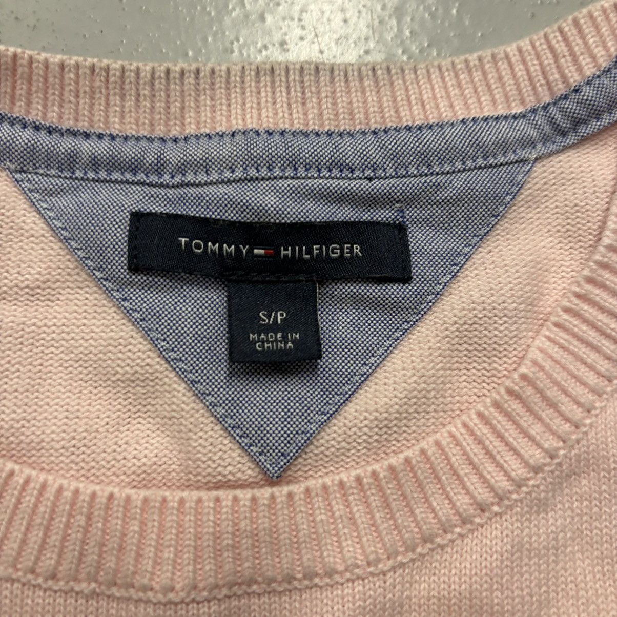 Tommy Hilfiger Vtg Tommy Hilfiger Colorblock Crewneck Sweater Small Size S / US 4 / IT 40 - 2 Thumbnail