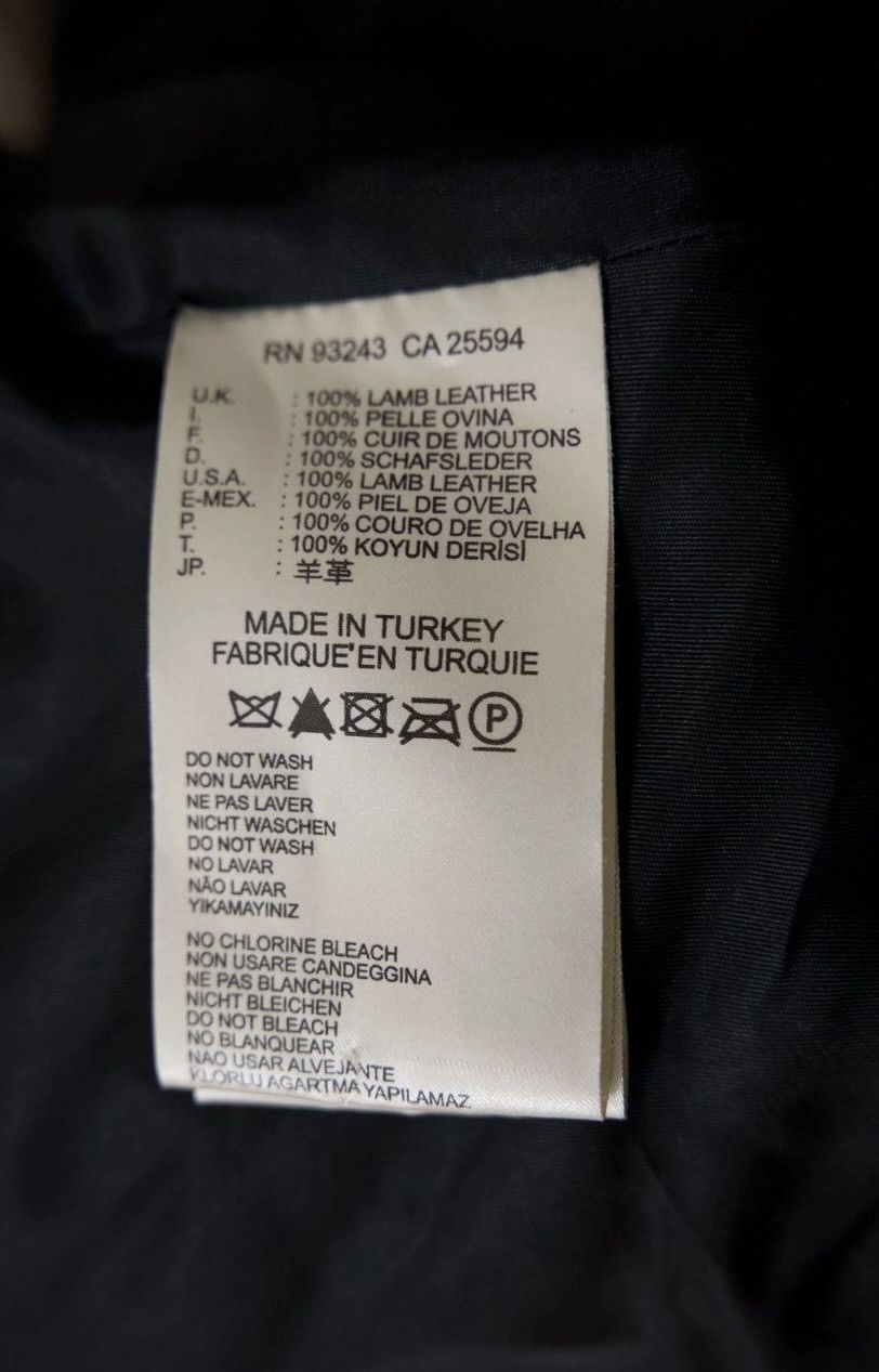 Diesel Diesel Sheep Skin Leather Biker Jacket Size S / US 4 / IT 40 - 10 Thumbnail