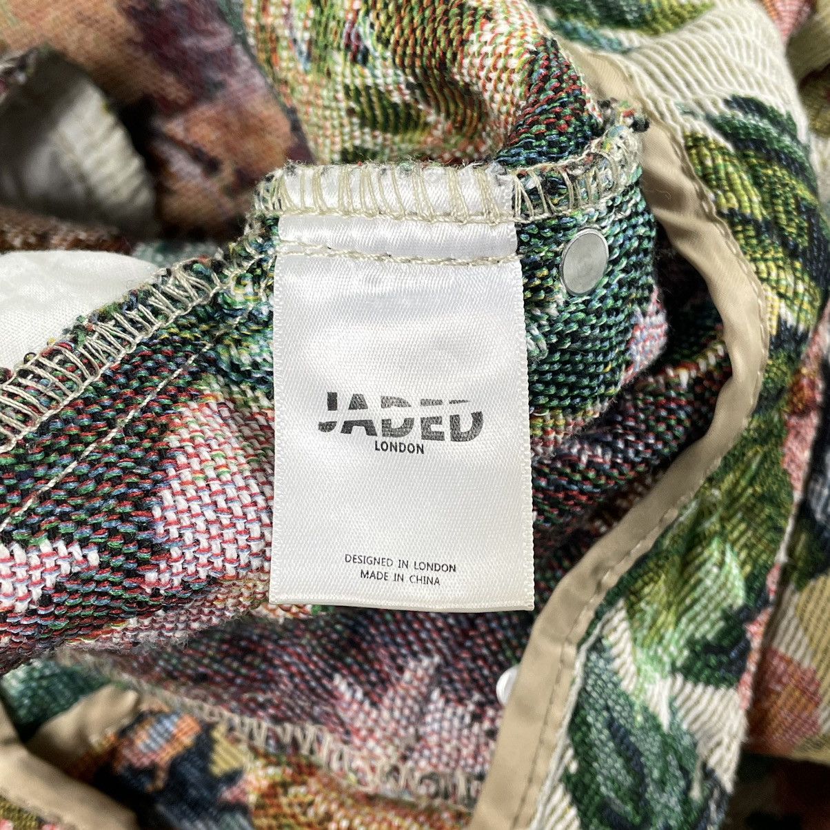 Jaded London Jaded London Woven Floral Boyfriend Baggy Pants Size US 31 - 14 Thumbnail