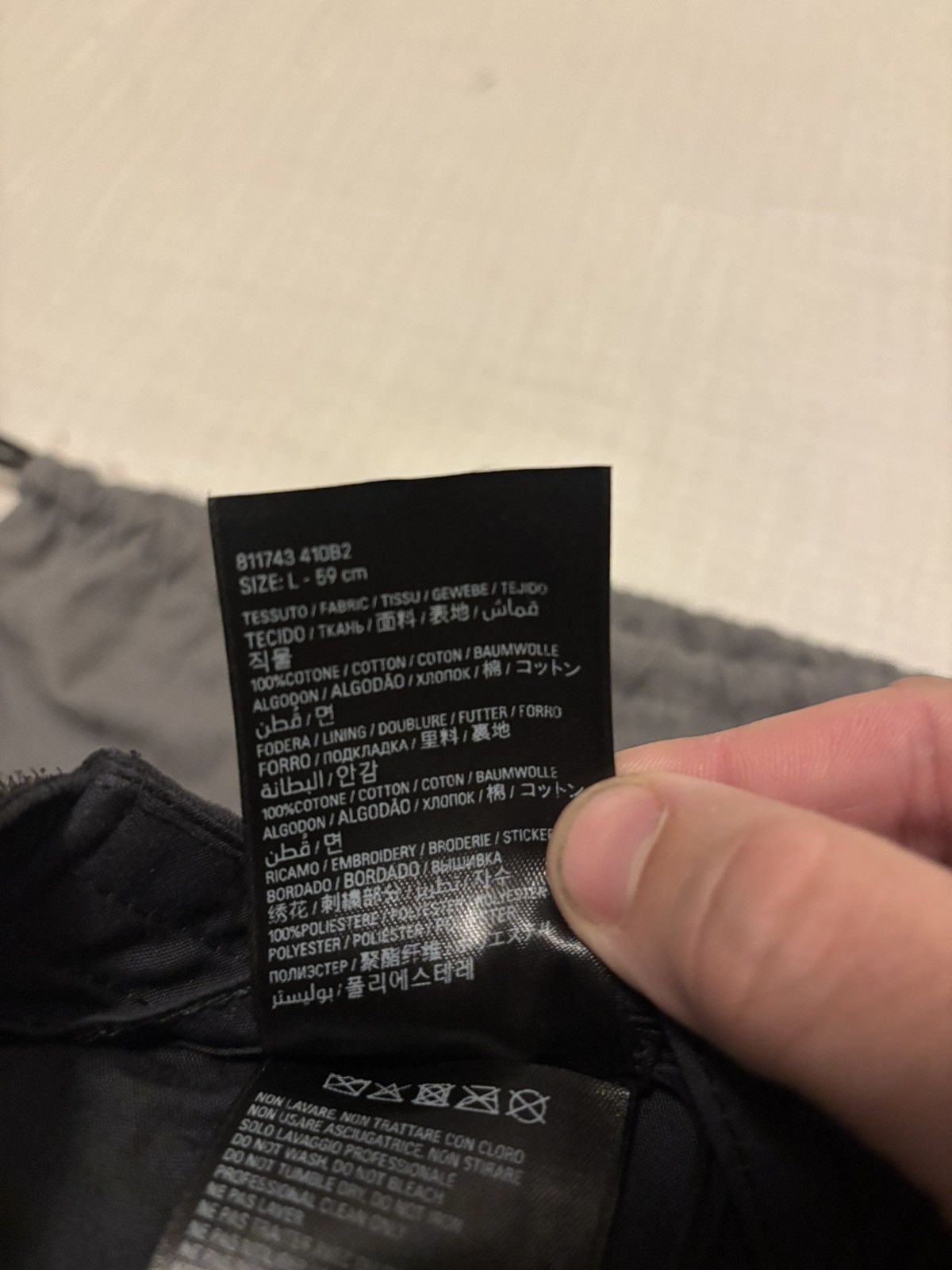 Balenciaga BALENCIAGA I LOVE PARIS CAP Size ONE SIZE - 6 Thumbnail