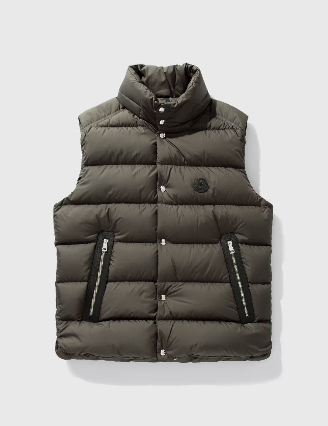 Moncler o1B3y1r0426 Herniaire Quilted Down Vest in Green Size US L / EU 52-54 / 3 - 1 Thumbnail