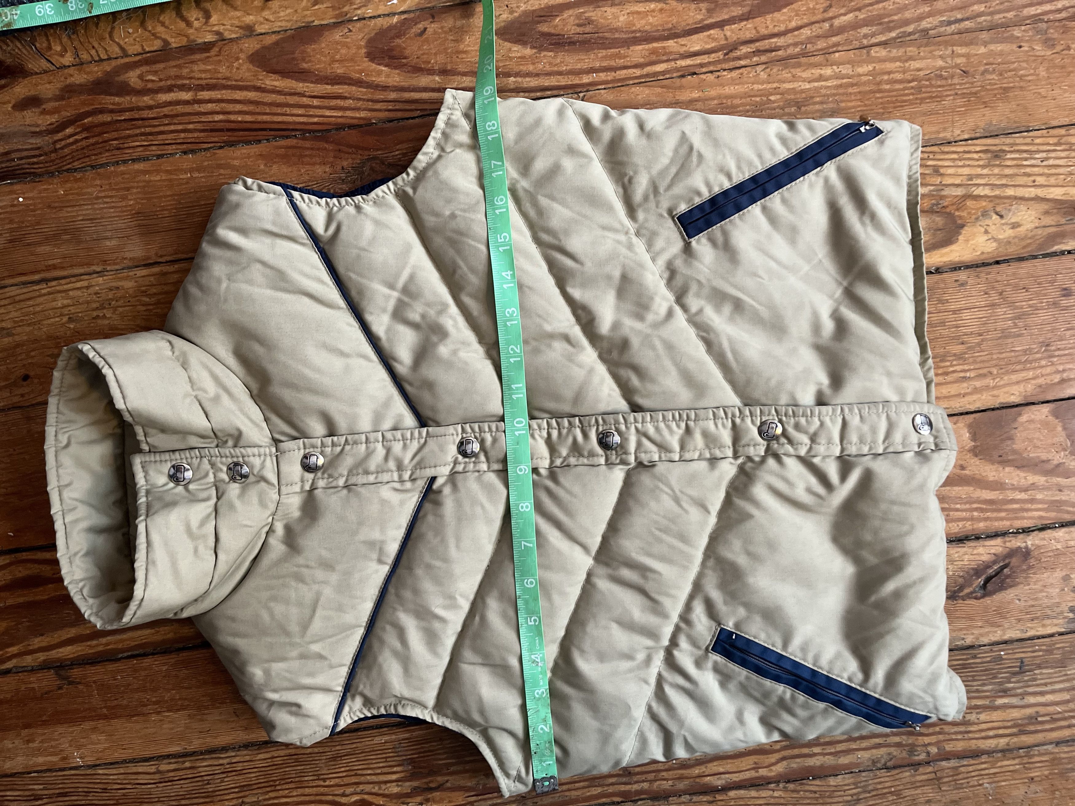 Woolrich Woolen Mills 1980s Woolrich Tan & Navy Puffer Down Vest Size US M / EU 48-50 / 2 - 4 Thumbnail