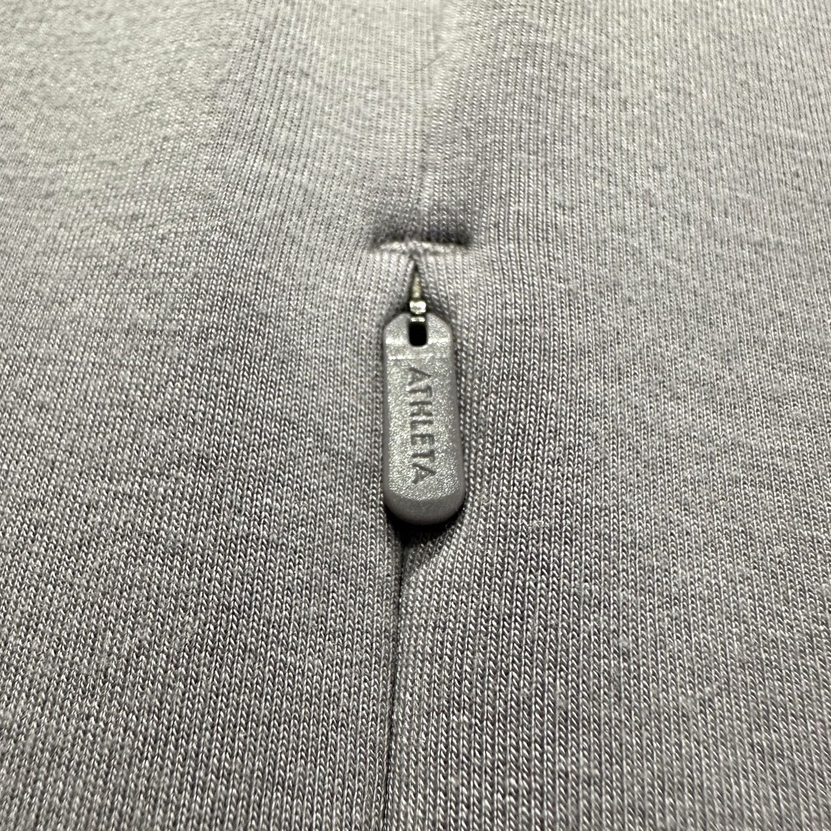 Athleta Athleta Dress Womens Large Purple Lilac Coaster Luxe Sweatshirt Knit Jersey Pockets Zipper Logo Size L / US 10 / IT 46 - 7 Thumbnail