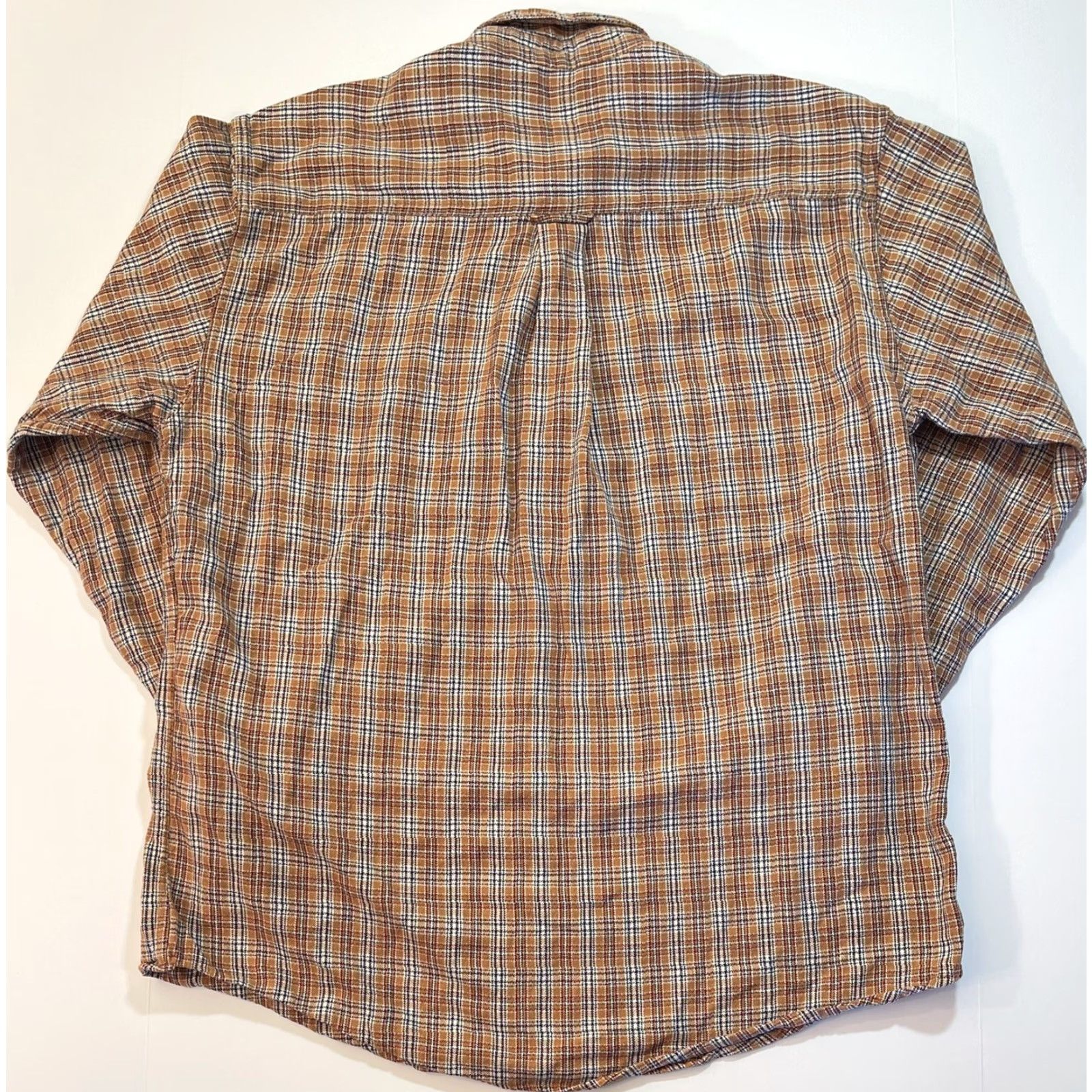 Vintage VINTAGE Woolrich Shirt Buck Skin Plaid Button-Up Flannel Checkered Sz L Men’s Regular Outdoor Woolrich Shirt Size US L / EU 52-54 / 3 - 4 Thumbnail