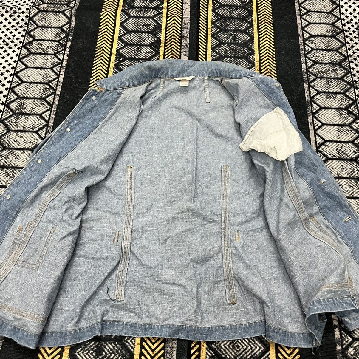 Denim & Co. 💥CJ Banks Reworked Avant Garde Designer Denim Carpenter Size US L / EU 52-54 / 3 - 10 Thumbnail