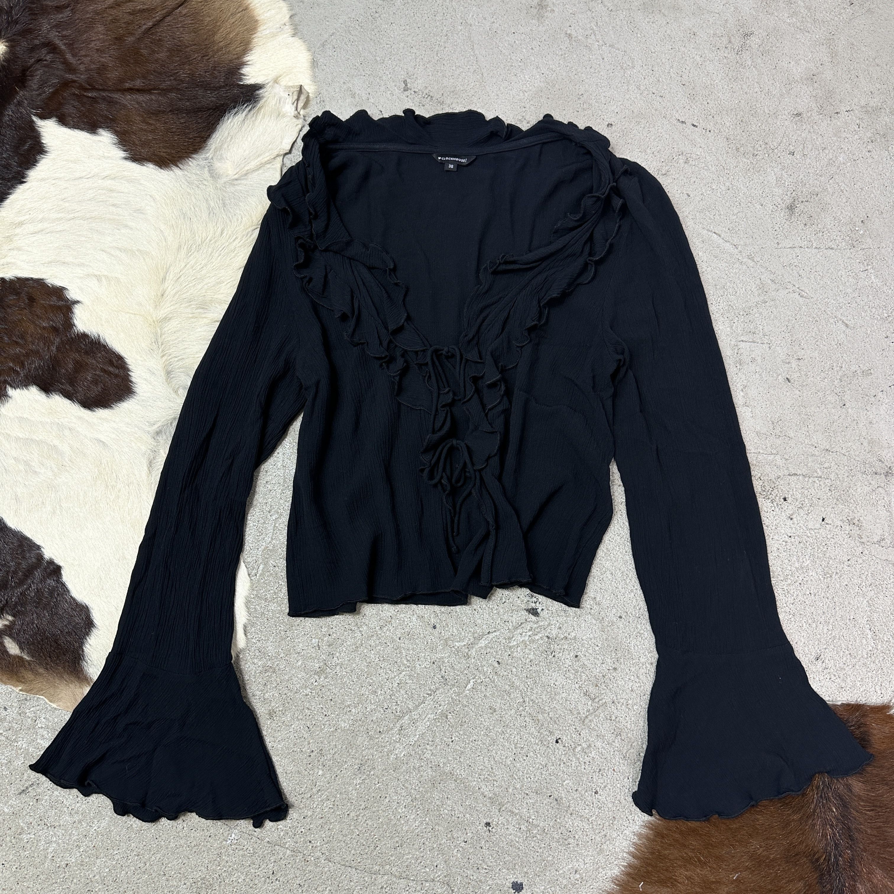 Vintage Vintage Pleated Flared Sleeves Gothic Romantic Shirt Size M / US 6-8 / IT 42-44 - 5 Thumbnail
