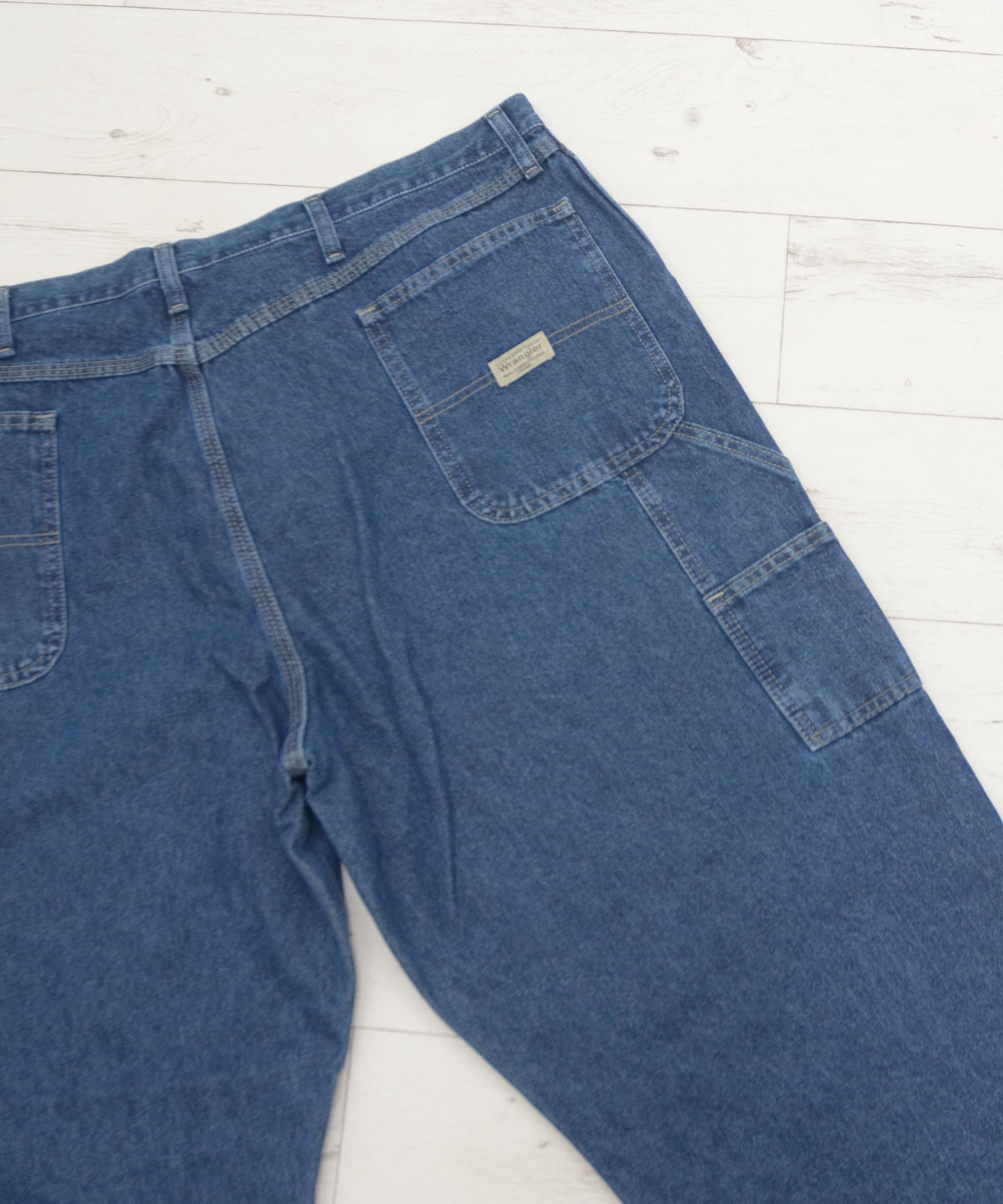 Rap Tees × Vintage × Wrangler Vintage Wrangler Carpenter Jeans Rap Pants Big SIZE Y2K Size US 44 / EU 60 - 8 Thumbnail