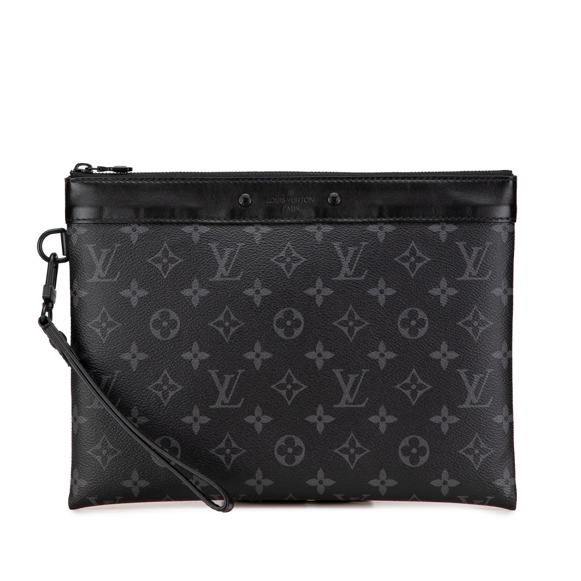 Louis Vuitton Louis Vuitton Monogram Eclipse Pochette To-Go Black Size ONE SIZE - 1 Thumbnail
