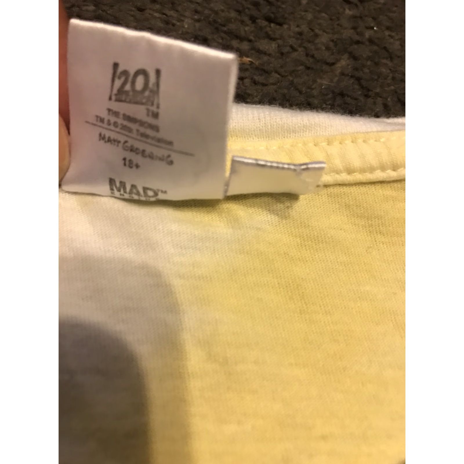 Vintage VINTAGE The Simpsons Bart Shirt Mens L Tie Dye Checkered Skater Streetwear Size US L / EU 52-54 / 3 - 3 Thumbnail