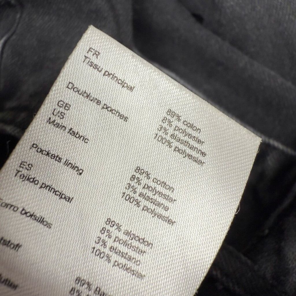 Other CLAUDIE PIERLOT French Designer Washed Black Skinny Jeans 34 Size 24" / US 00 / IT 34 - 6 Thumbnail