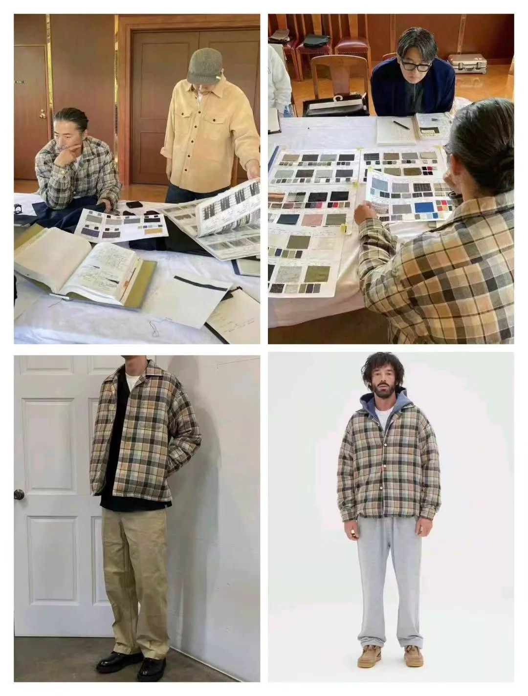 Visvim VISVIM 25SS KEESEY CHECK DOWN Beige Size 2 Wool-Linen Check Size US M / EU 48-50 / 2 - 7 Thumbnail