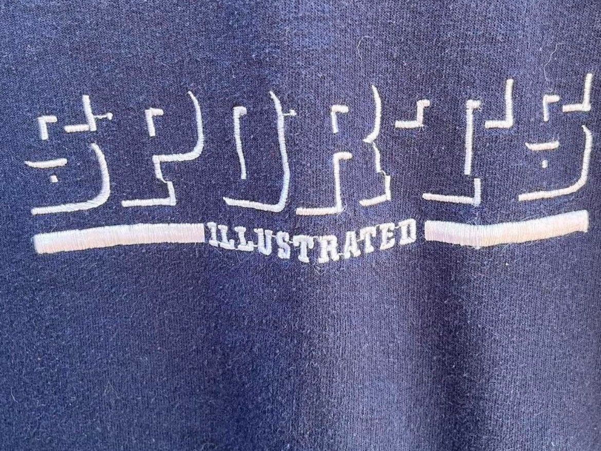 Jerzees Vintage Sports Illustrated Sweatshirt Navy Jerzees xl Size US XL / EU 56 / 4 - 4 Thumbnail