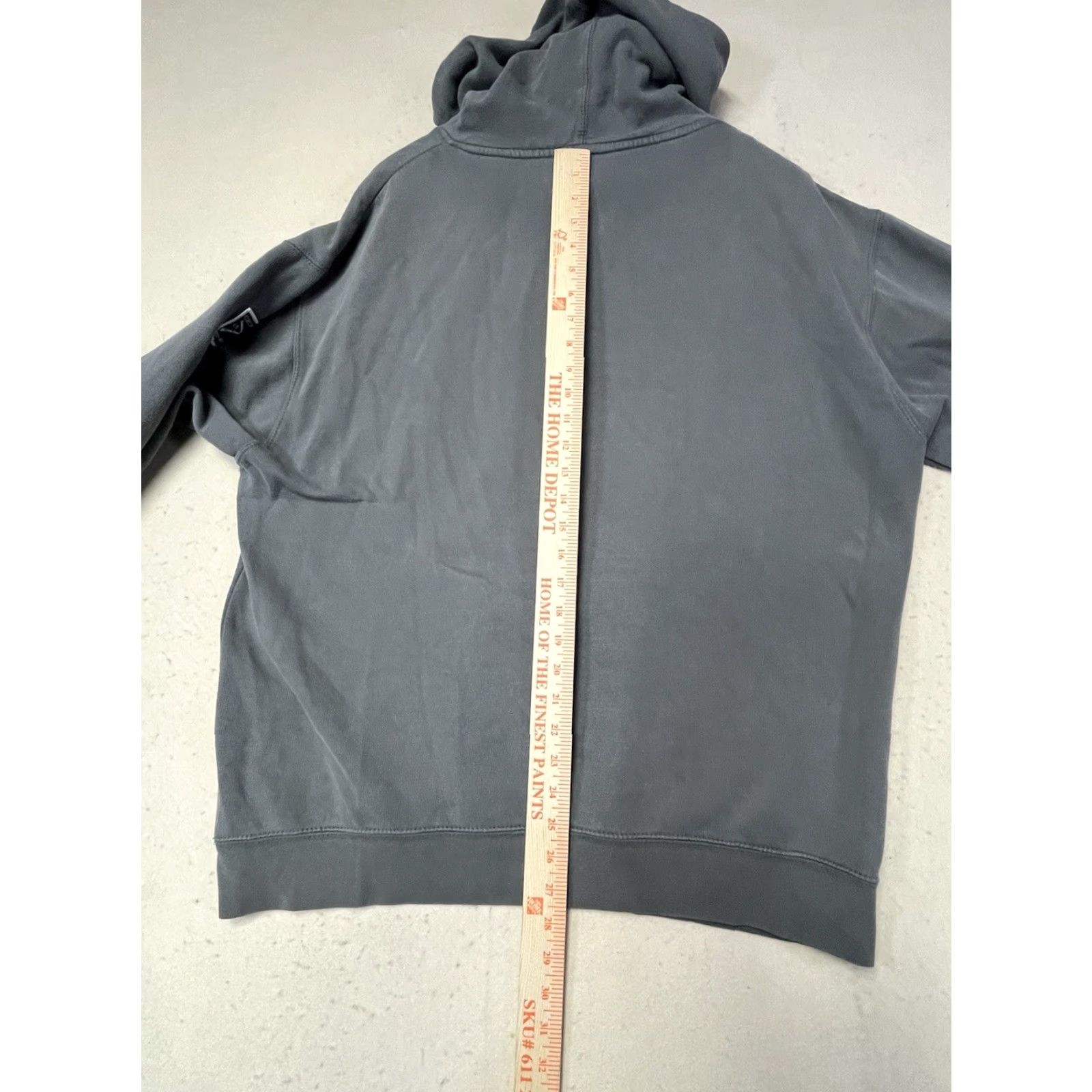 Vintage Grunt Style Hoodie XL Pullover Hooded Graphic Print Flag Gray Crew Neck Sweatshirt Men Size US XL / EU 56 / 4 - 3 Thumbnail