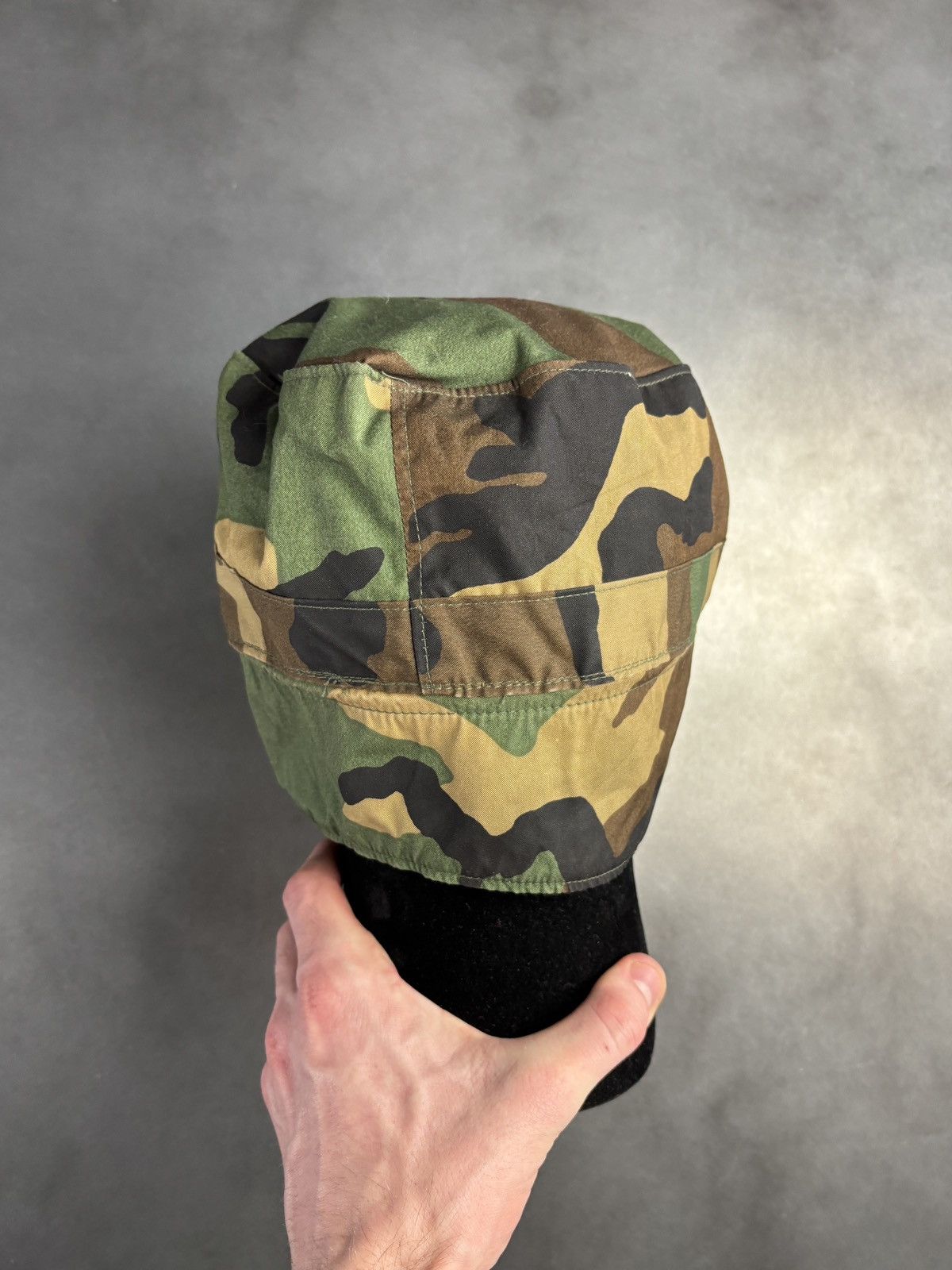 Vintage 1980s Army Cap Vintage Military Hat Woodland Proper Ear Flap Size ONE SIZE - 11 Thumbnail