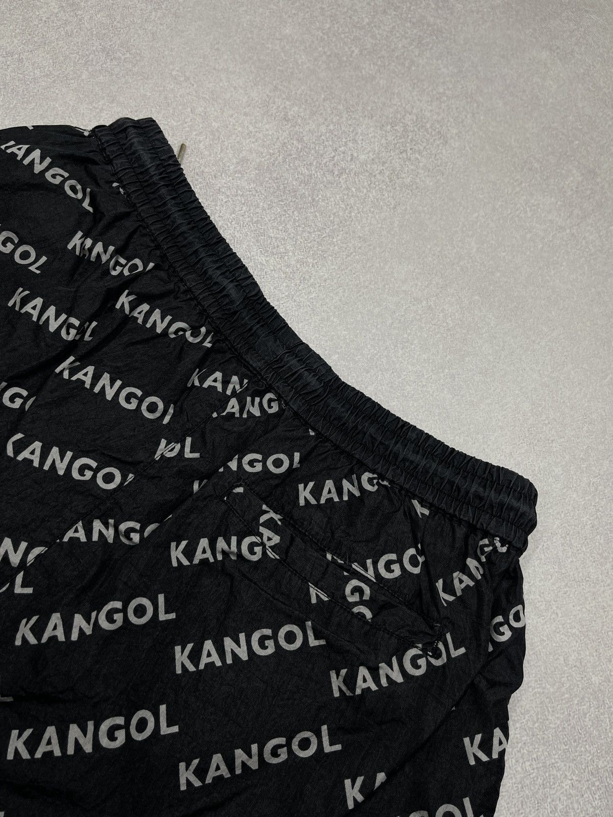 Kangol Kangol Monogram Logo Swim Shorts Black Nylon Size US 34 / EU 50 - 6 Thumbnail