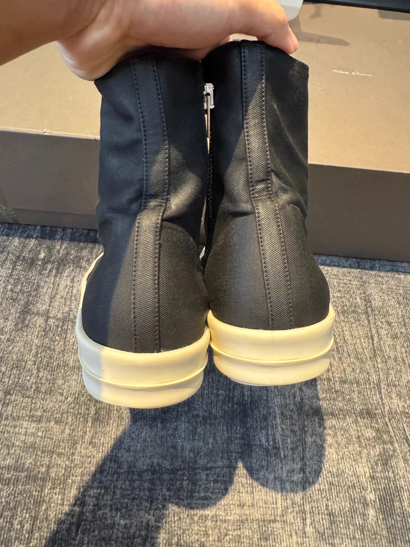 Rick Owens Rick Owens DRKSHDW Waxed Big Converse Size US 9 / EU 42 - 4 Thumbnail