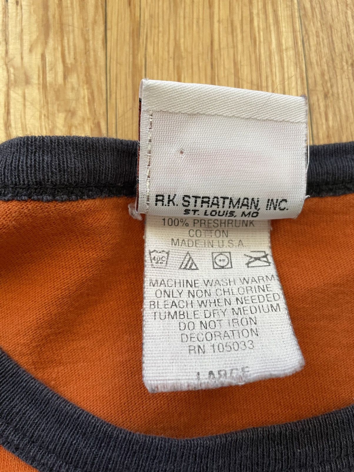 Harley Davidson × Vintage Faded Harley Davidson Ringer T Shirt Made in USA Size US L / EU 52-54 / 3 - 5 Thumbnail