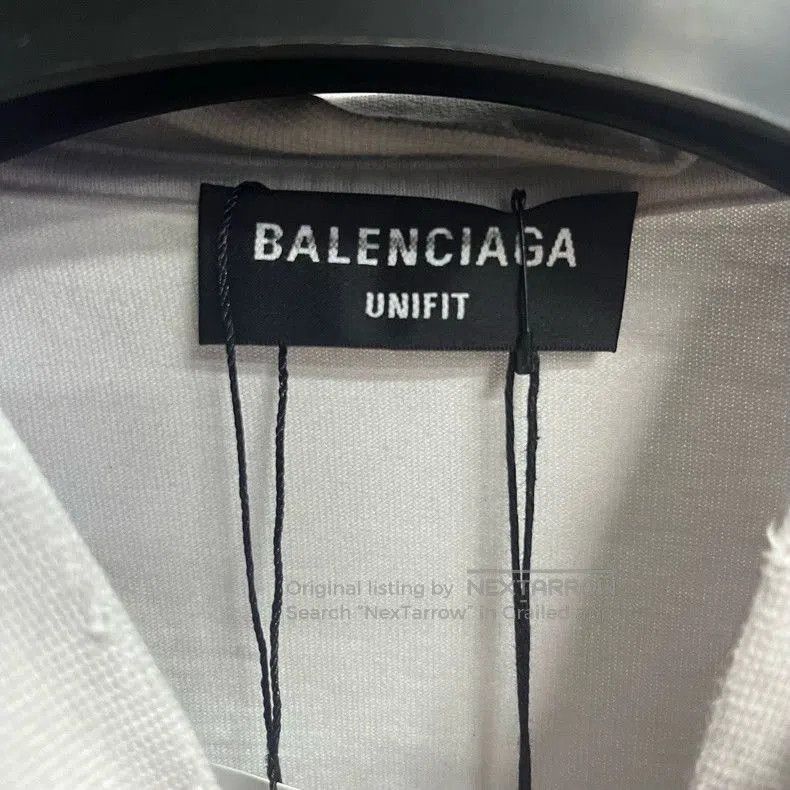 Balenciaga Balenciaga Gray Lightning Logo Short Sleeve T-shirt. Size US M / EU 48-50 / 2 - 4 Thumbnail
