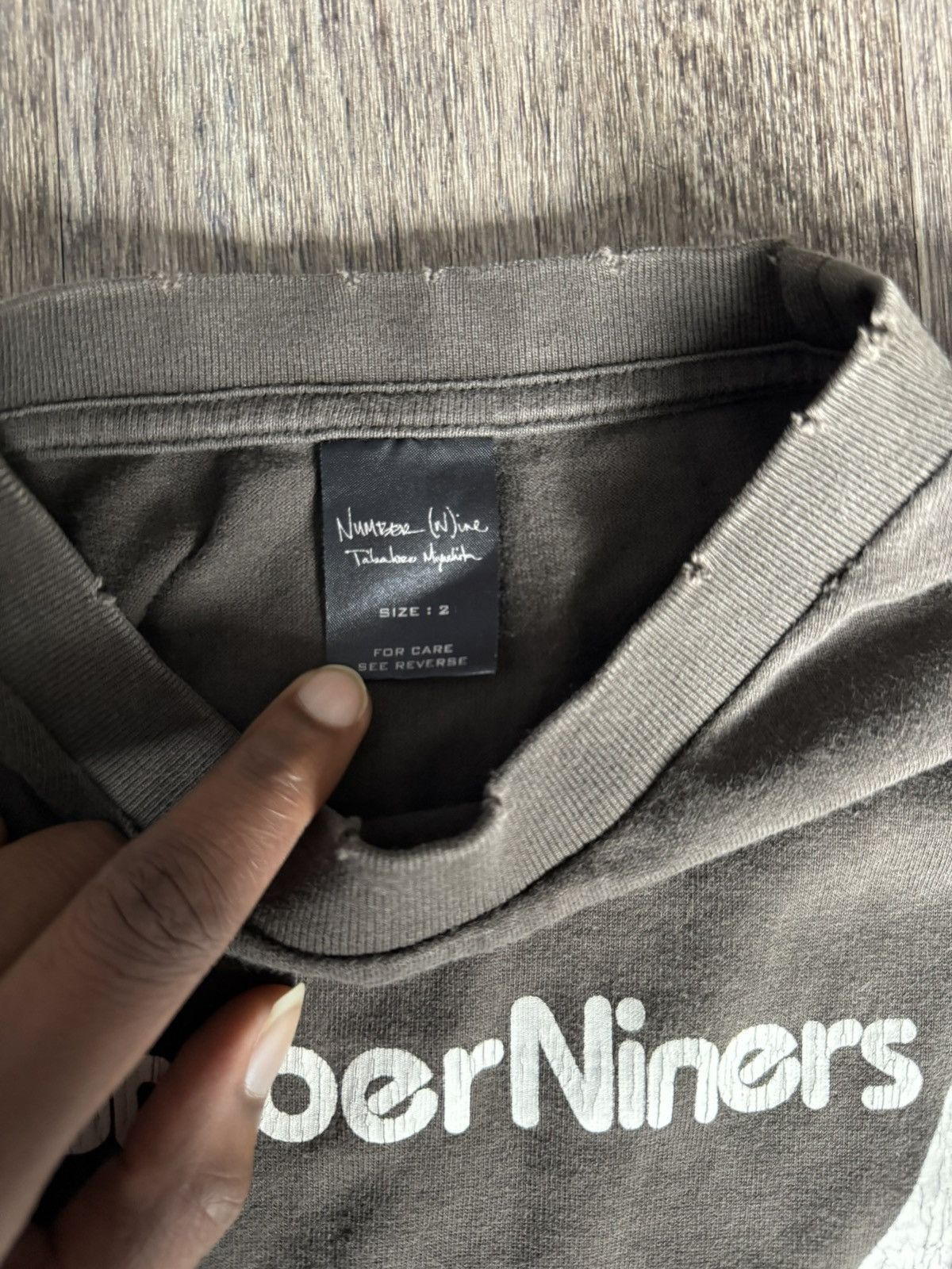 Number (N)ine Number (N)ine SS04 "The Niners" Tee Size US S / EU 44-46 / 1 - 3 Thumbnail