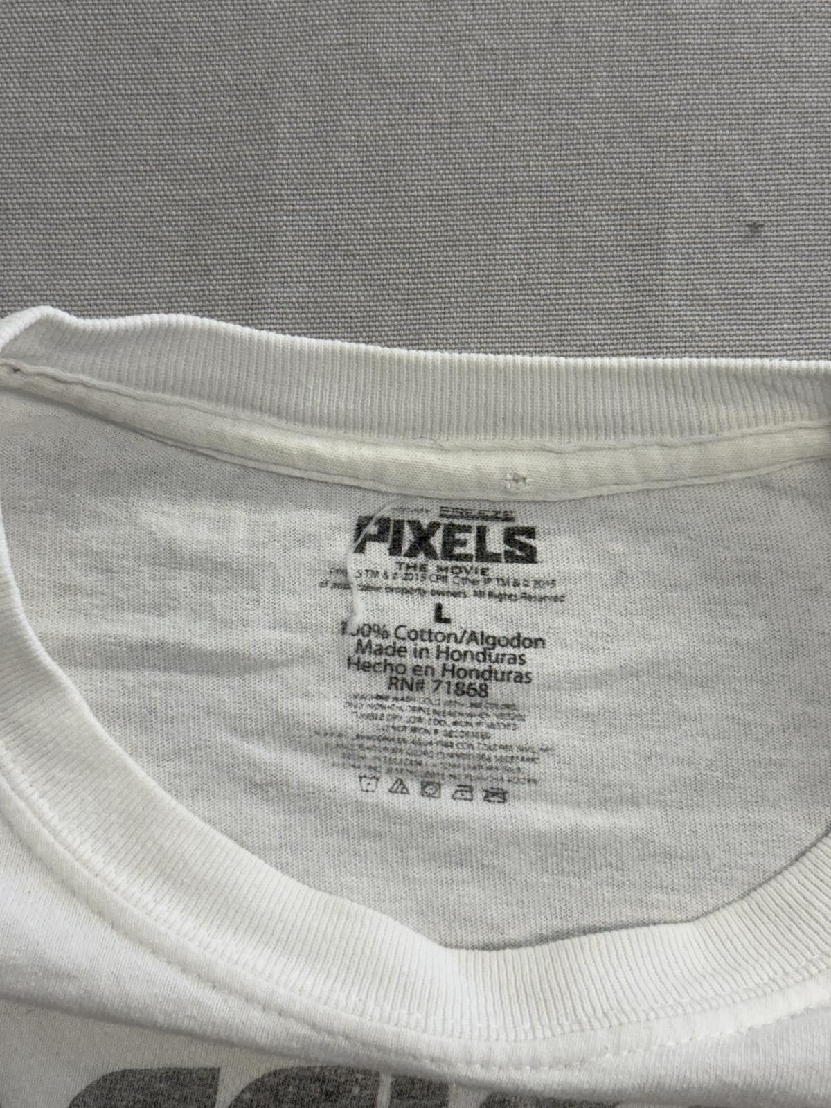 Designer Pixels Movie Promo T-shirt 2015 Adam Sandler Video Game Film Size US L / EU 52-54 / 3 - 2 Thumbnail