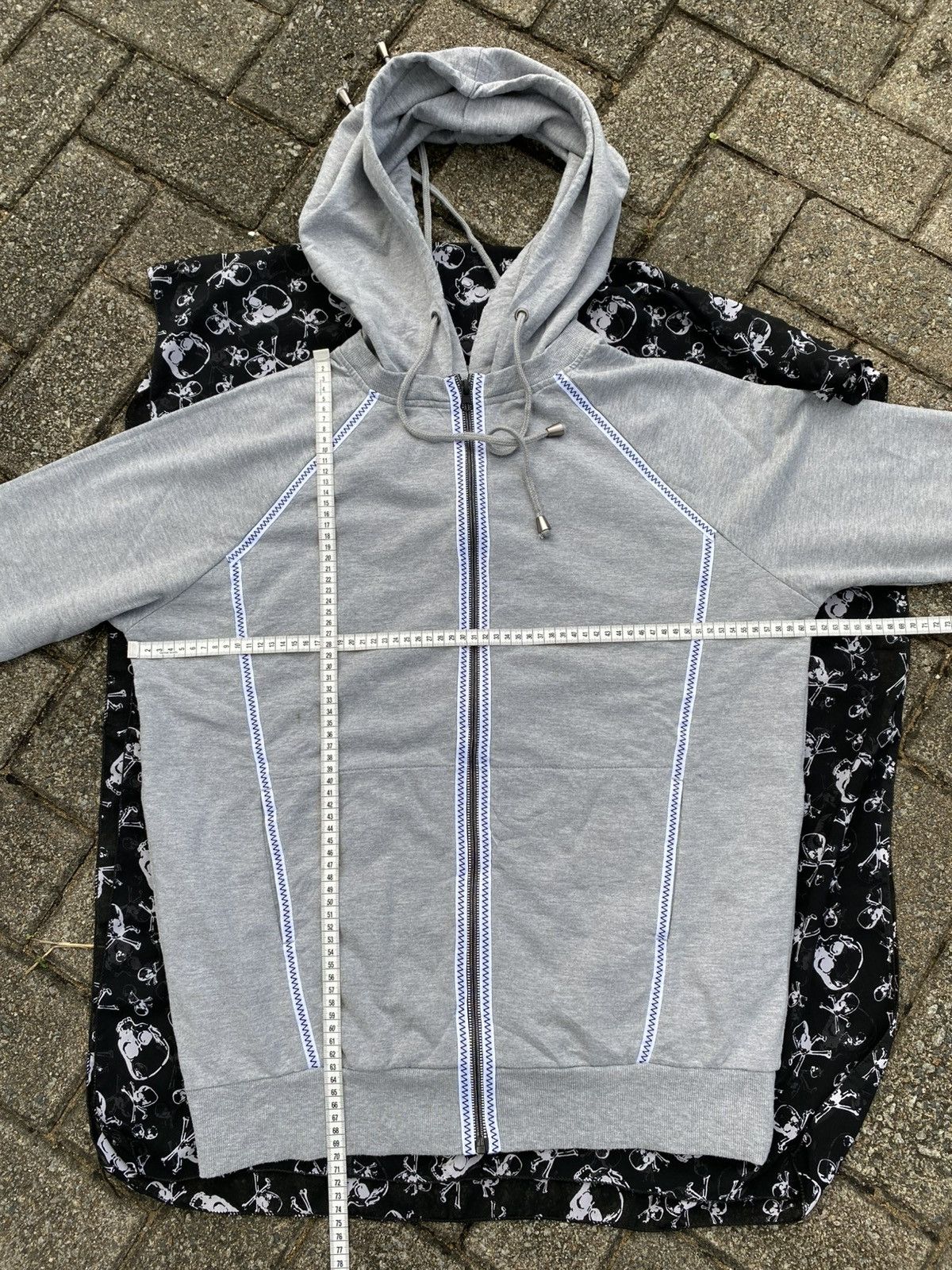 Japanese Brand × Vintage Japanese Brand Hoodie & Sweatshirt, 2way 2side Style Size L / US 10 / IT 46 - 22 Thumbnail