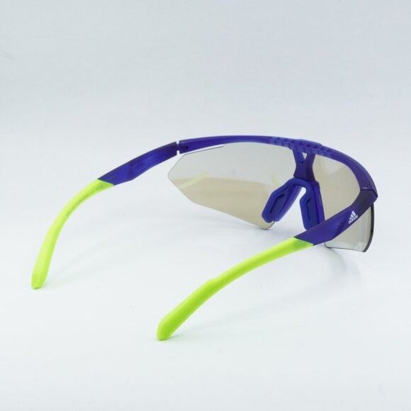 Adidas Adidas SP0015 91X Sunglasses Matte Blue Shield Frame, Blue Size ONE SIZE - 8 Thumbnail