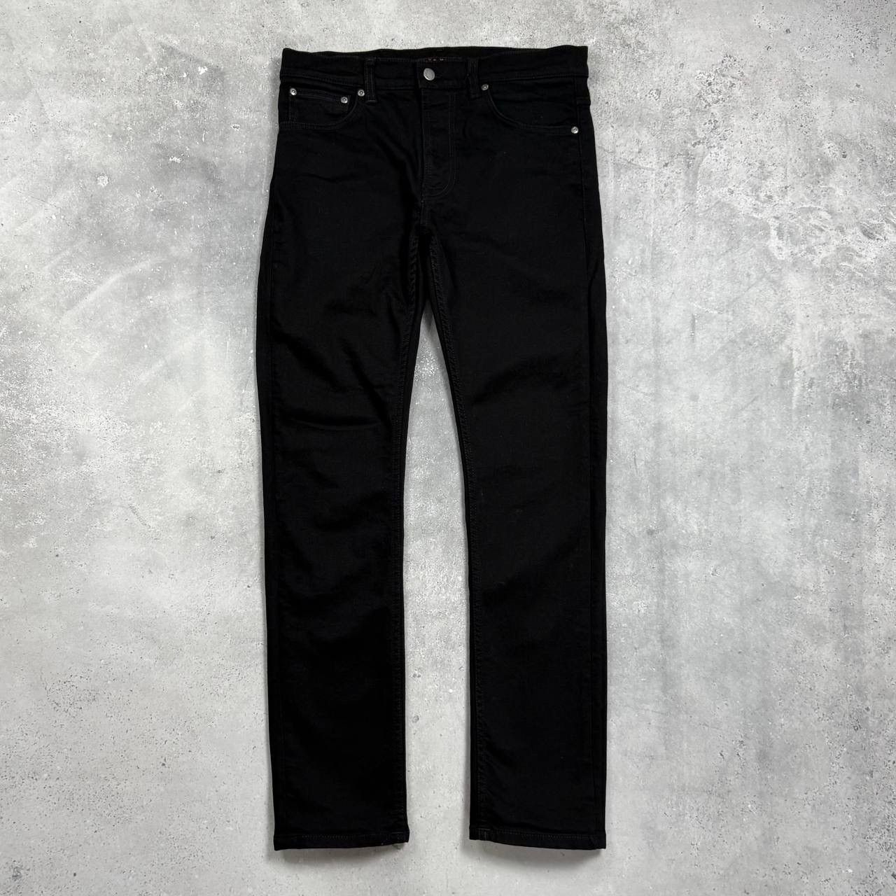 Nudie Jeans Lean Dean Dry Everblack Size W32 L30