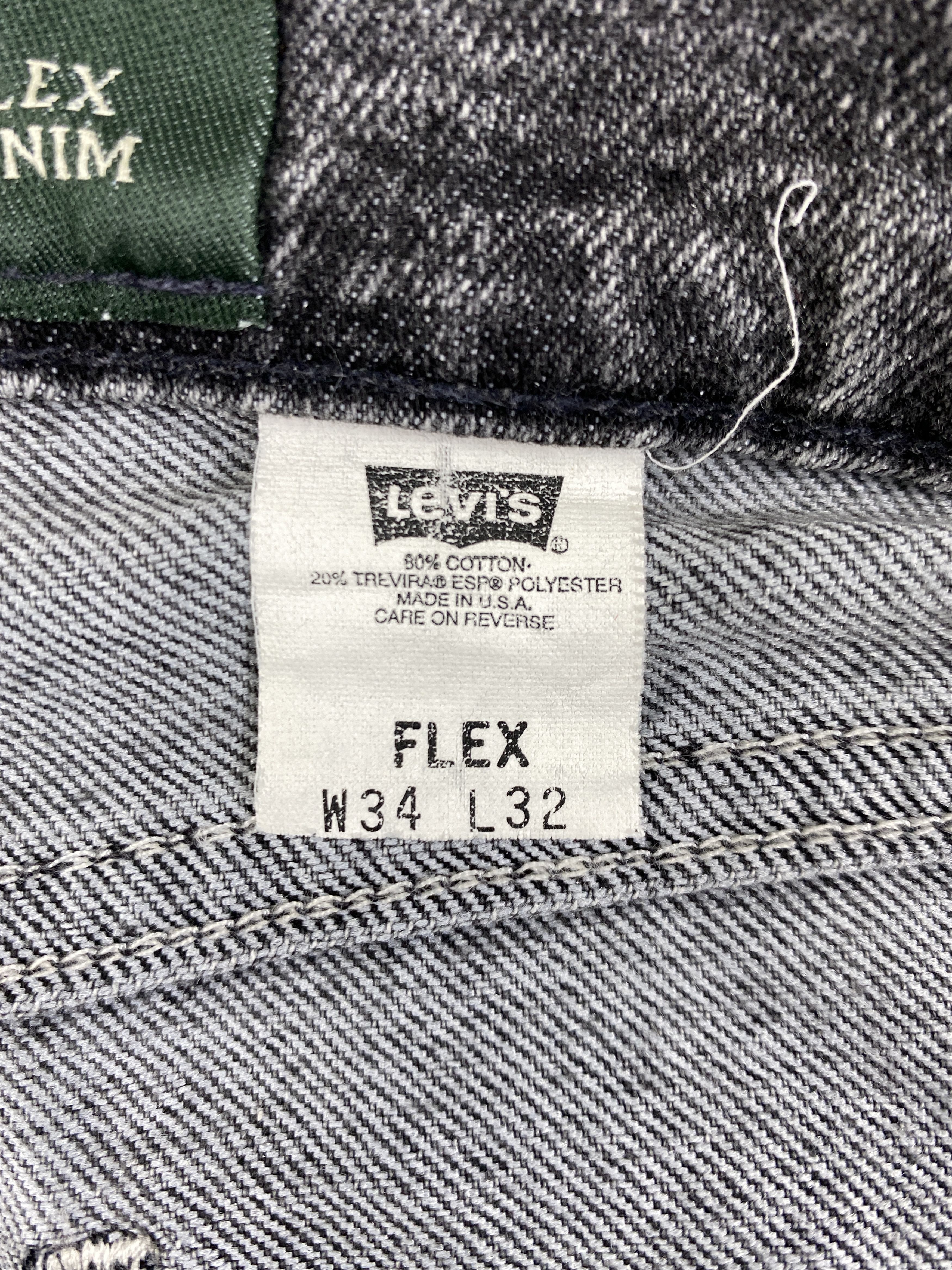 Levi's Black Distressed Vintage Levi's 540 Flex Denim 34x28 -JN481 Size US 34 / EU 50 - 9 Thumbnail