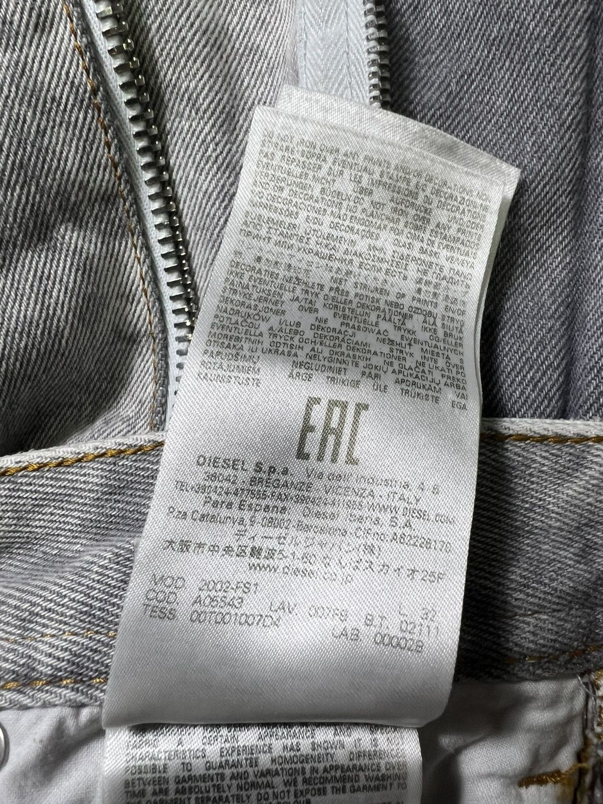Diesel Diesel - FW/22 - Double Zip Denim Pants Size US 32 / EU 48 - 17 Thumbnail