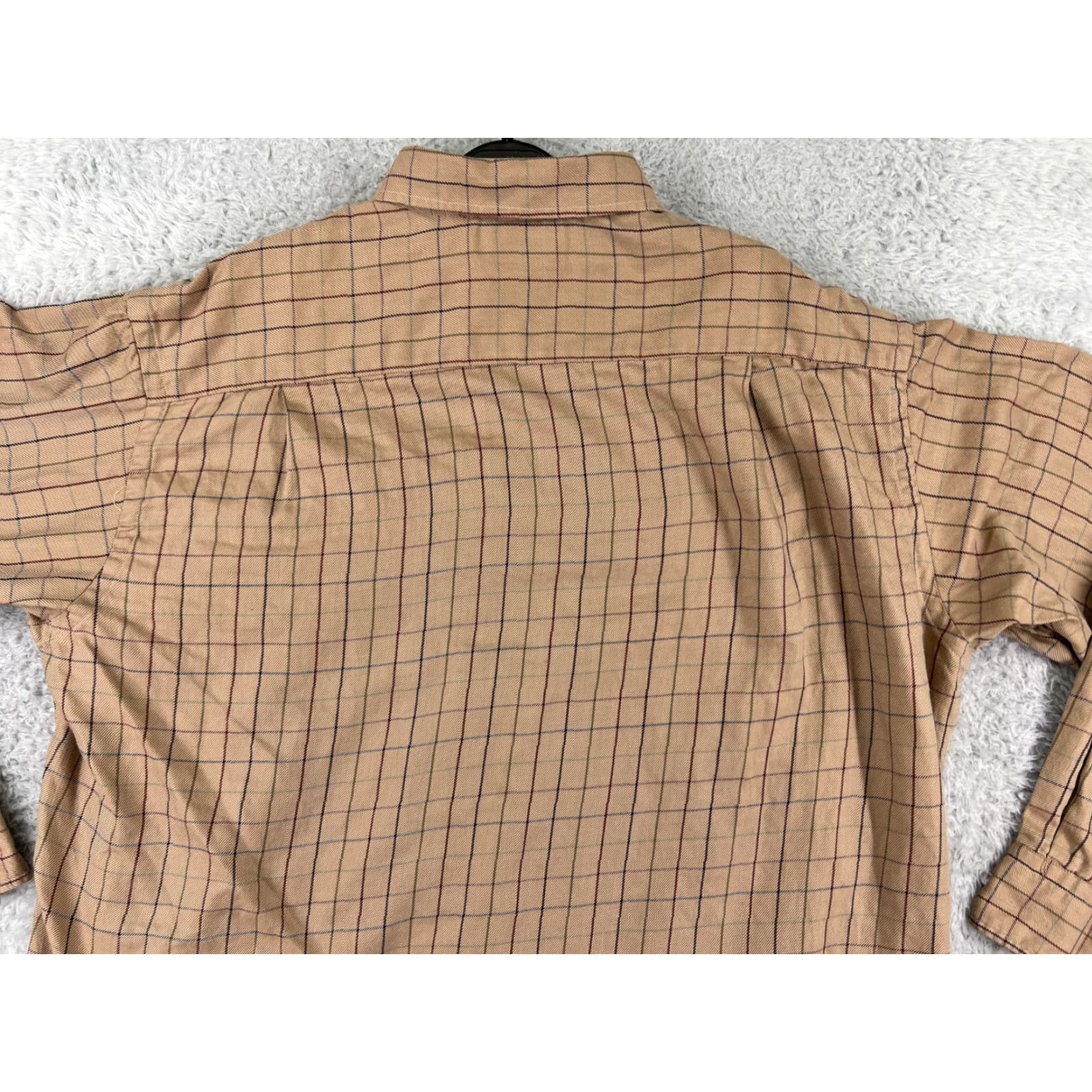 Vintage VINTAGE FA MacCluer Shirt Men XL Beige Button-Up Cotton Pocket Size US XL / EU 56 / 4 - 6 Thumbnail