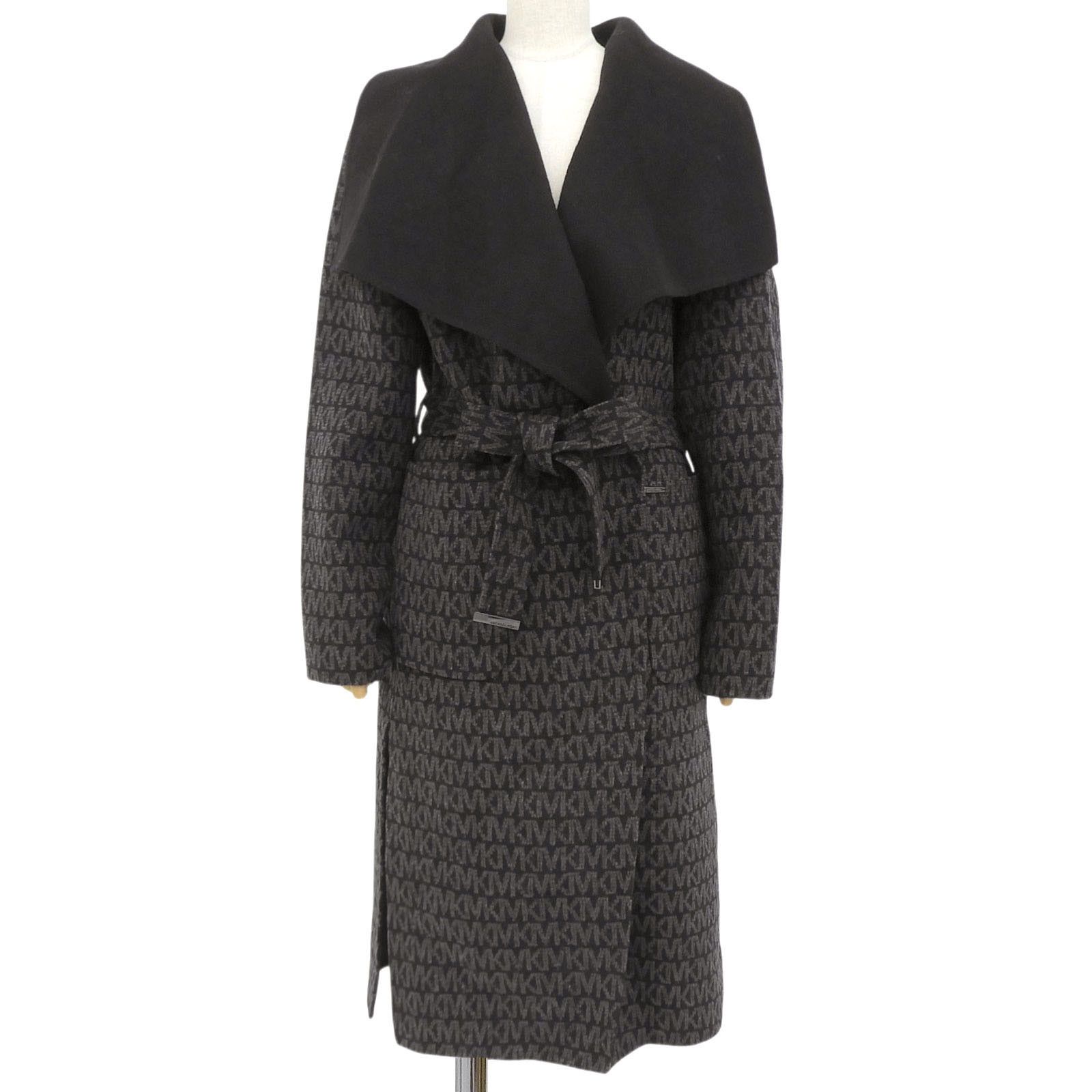 Michael Kors Michael Kors Michael Kors Wool Blend Coat Textile Outerwear 77Q5443M22 DUTY FREE for USA Size ONE SIZE - 1 Thumbnail